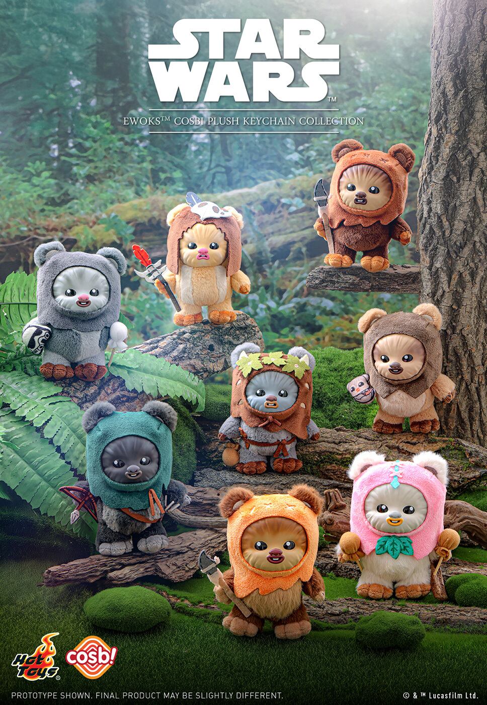 ホットトイズ ZAKKA スター・ウォーズ コスビ イウォーク物語 トレーディング ぬいぐるみ キーチェーン 未開封 入荷写真