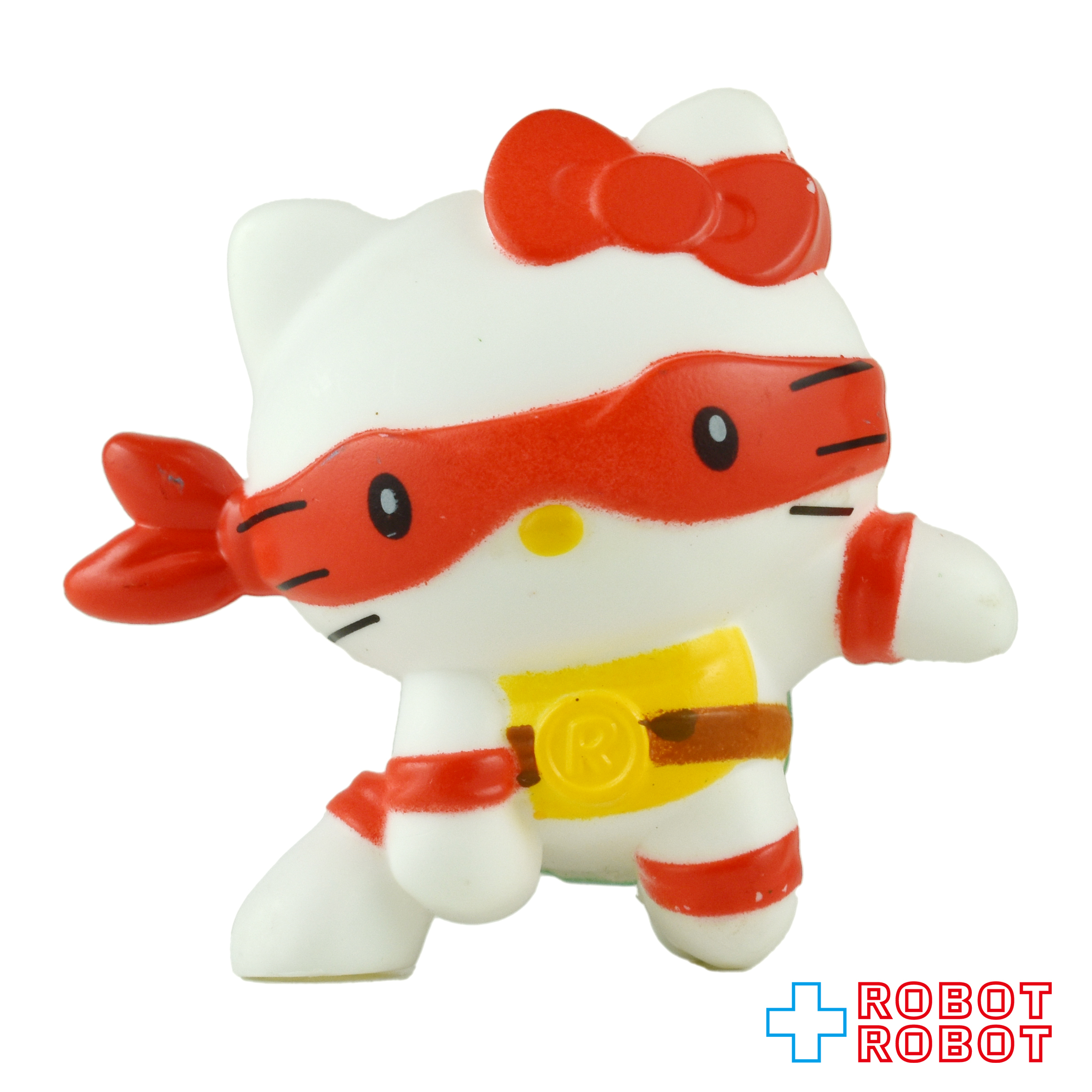 マクドナルド ハローキティ&amp;フレンズ × タートルズ キティ × ラファエロ フィギュア ハッピーミールトイ 2025 アメリカ限定 日本未発売 カード無し 箱無し 入荷写真