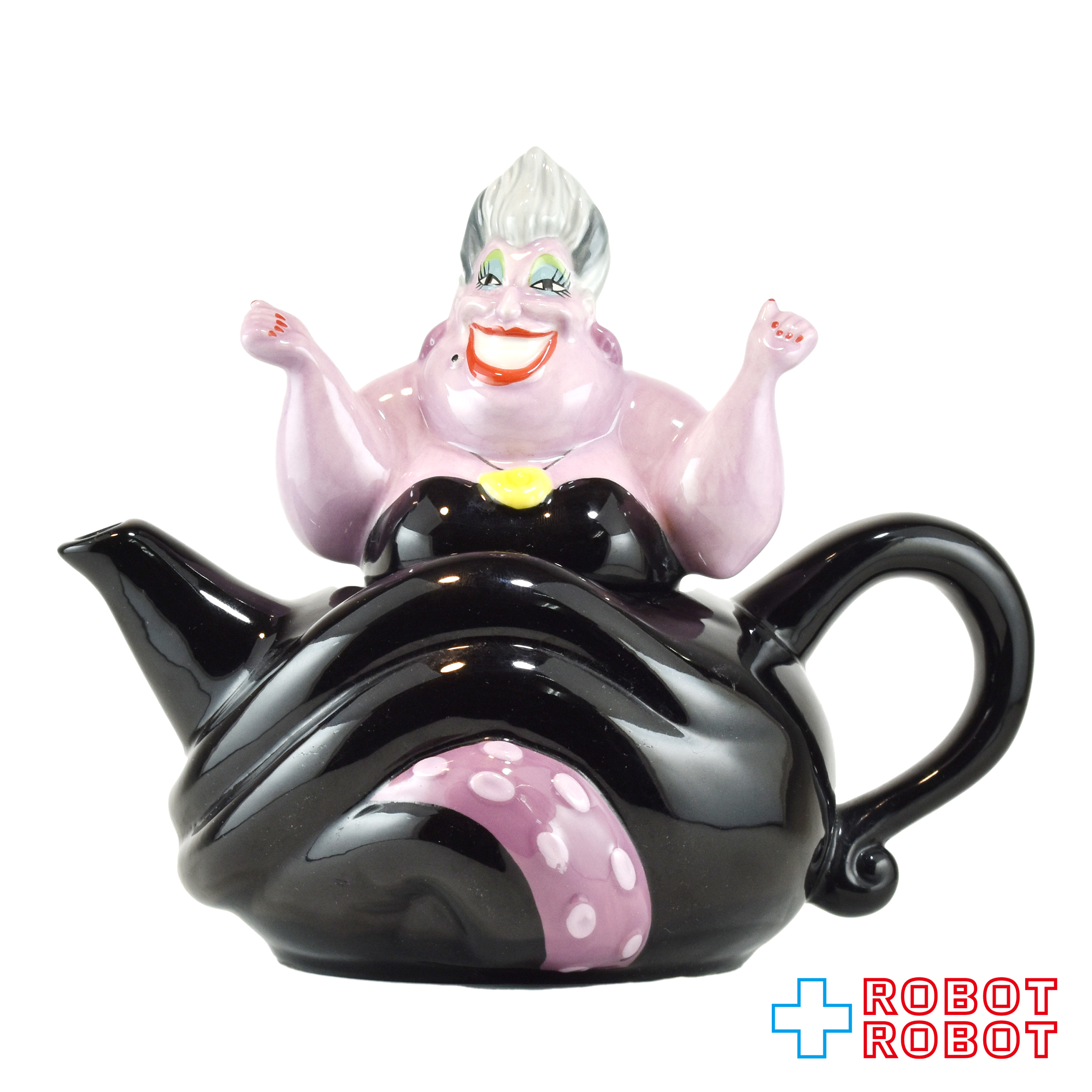 サンアート ディズニー リトル・マーメイド アースラ ティーポッド 陶器製 15センチ 入荷写真