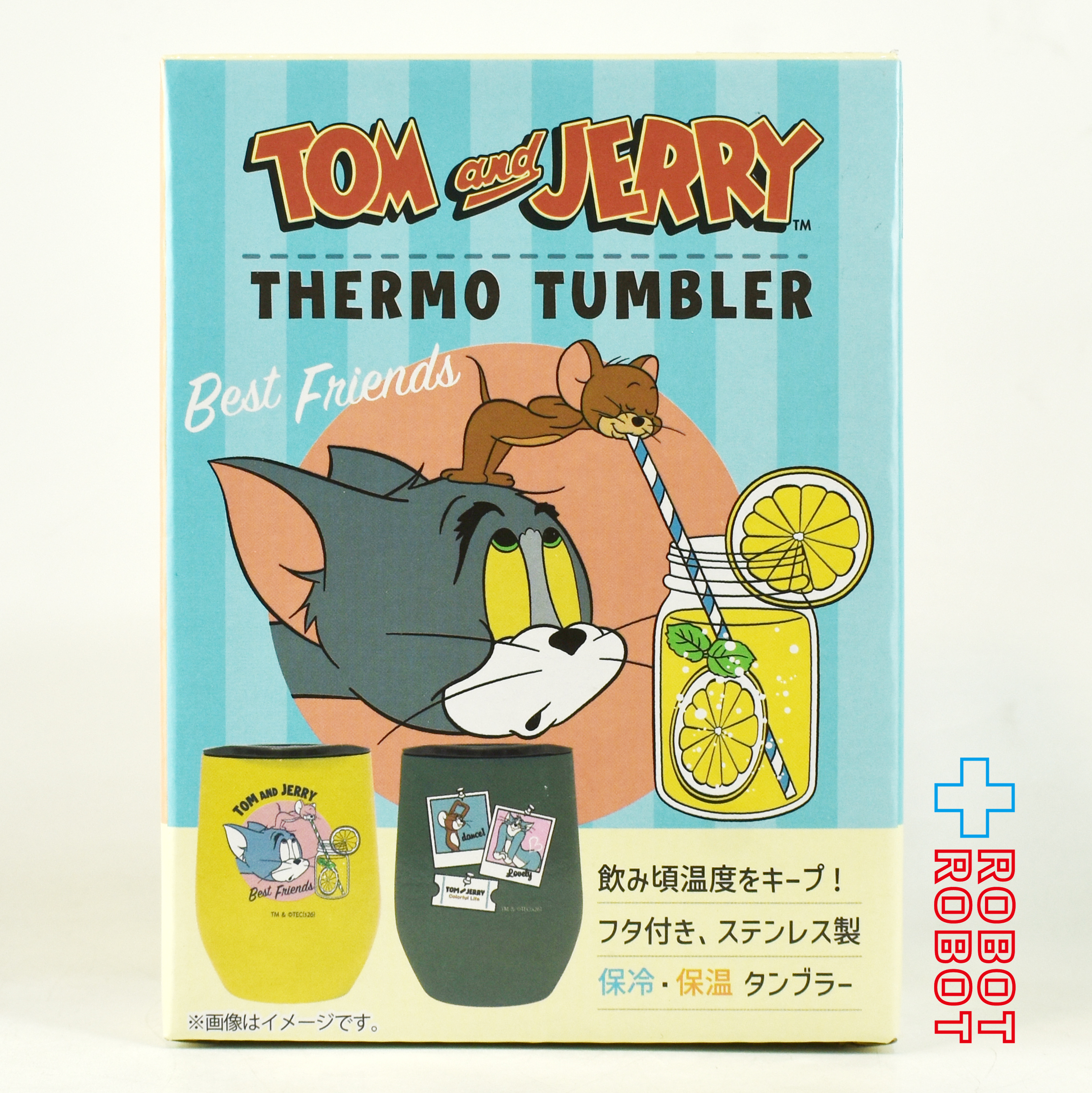 ピーナッツ・クラブ トムとジェリー サーモタンブラー イエロー 箱入 入荷写真