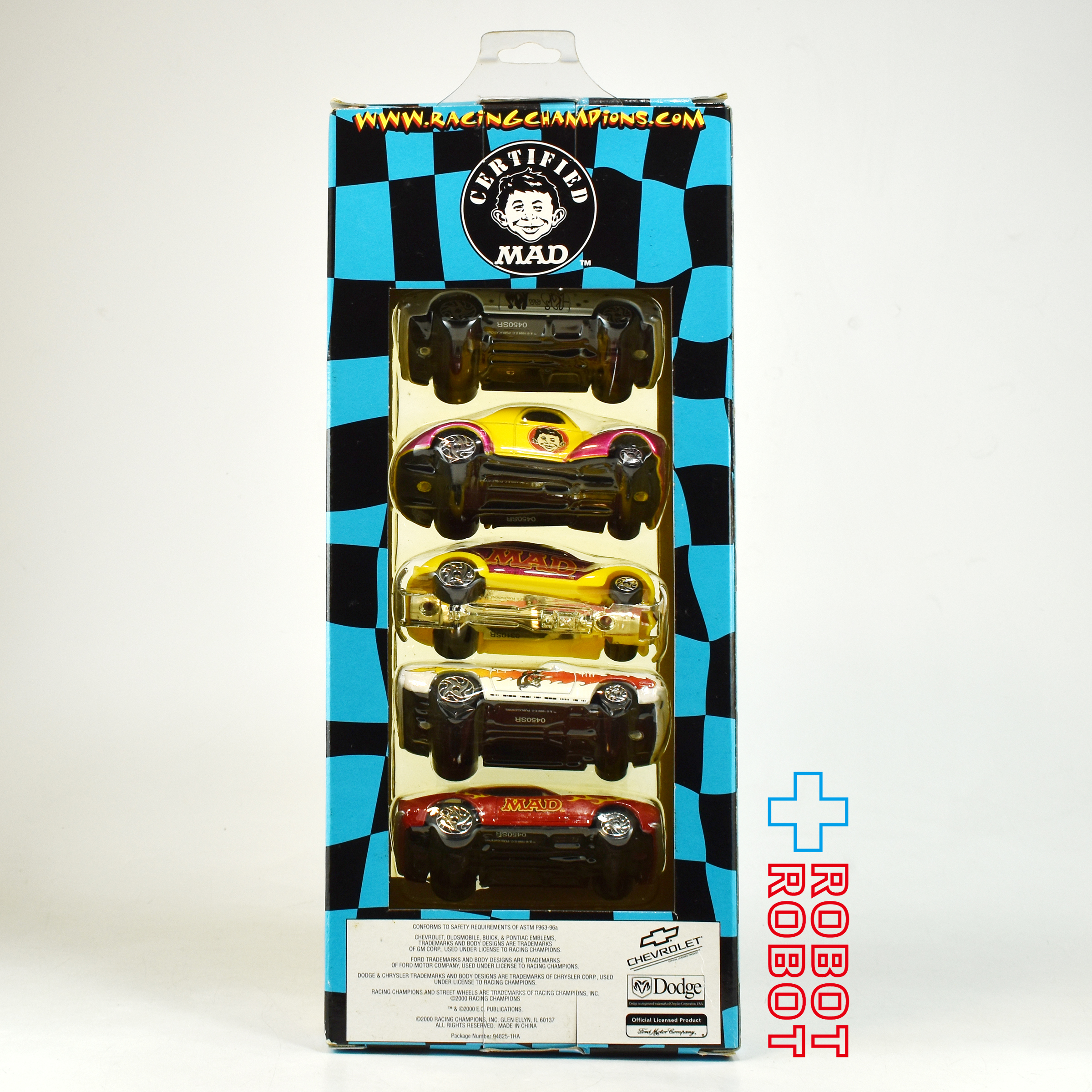 レーシングチャンピオン マッドマガジン ダイノマイト ダイキャストミニカー 5パック 2000 開封箱付 入荷写真