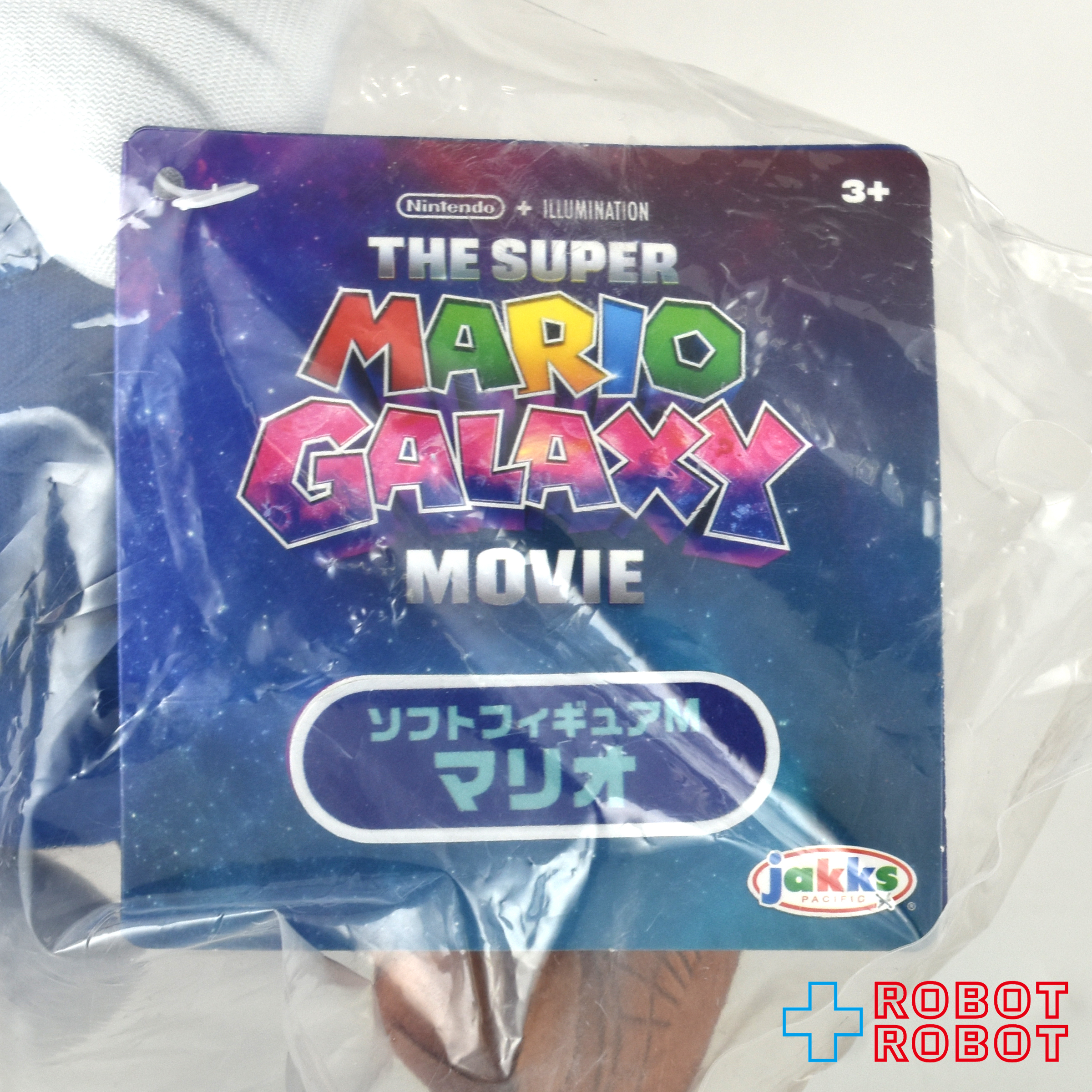 三英貿易 ザ・スーパーマリオギャラクシー・ムービー マリオ ソフトフィギュア M プラッシュ ぬいぐるみ人形 袋入未開封 入荷写真