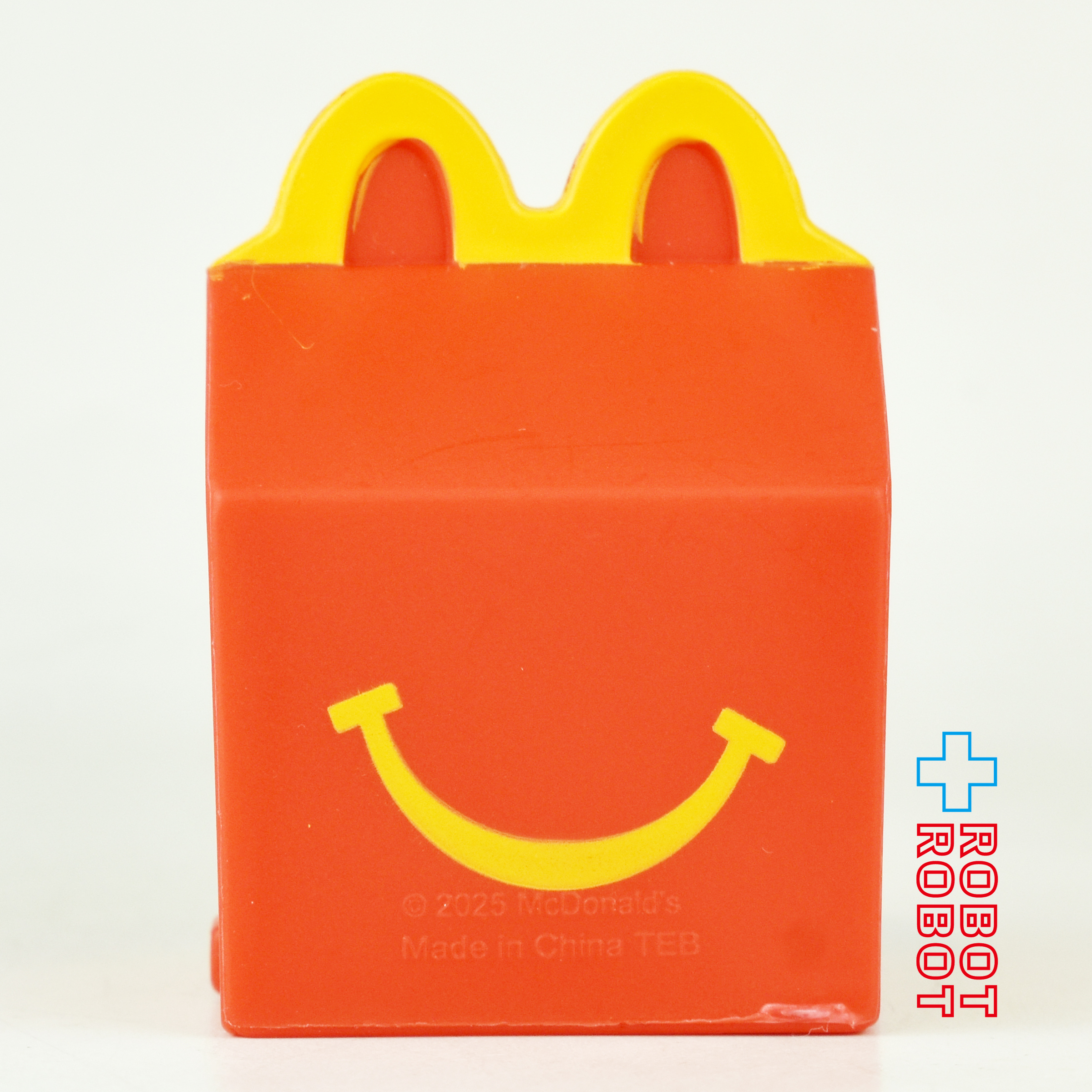 マクドナルド ミニチュアマクドナルド レッドハッピーセットボックス ハッピーミールトイ 2025 中国製 日本流通版 側面にmマーク無し 入荷写真