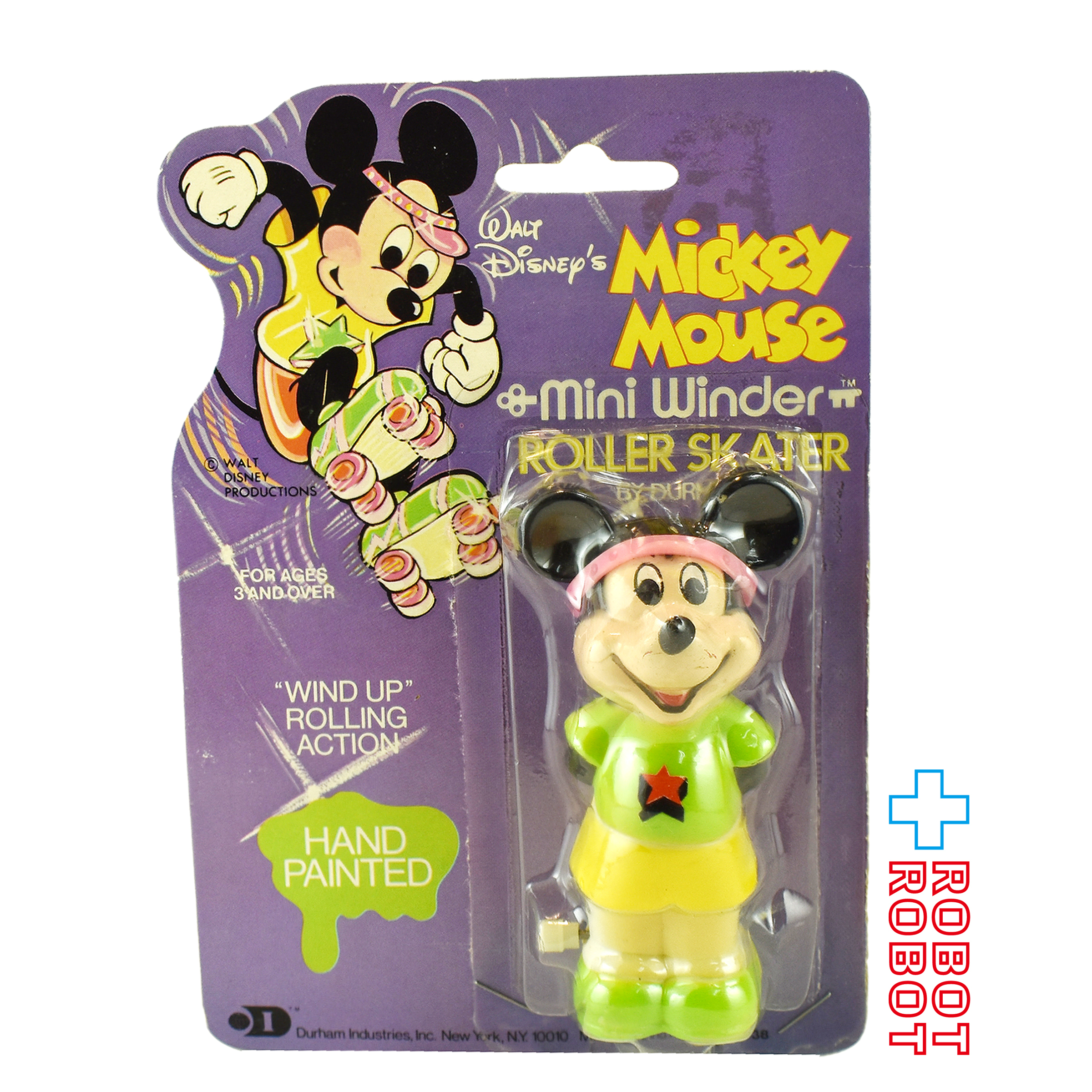ダルハム社 ディズニー ミニーマウス・ミニ・ワインダー ローラー・スケーター フィギュア 台紙入 入荷写真