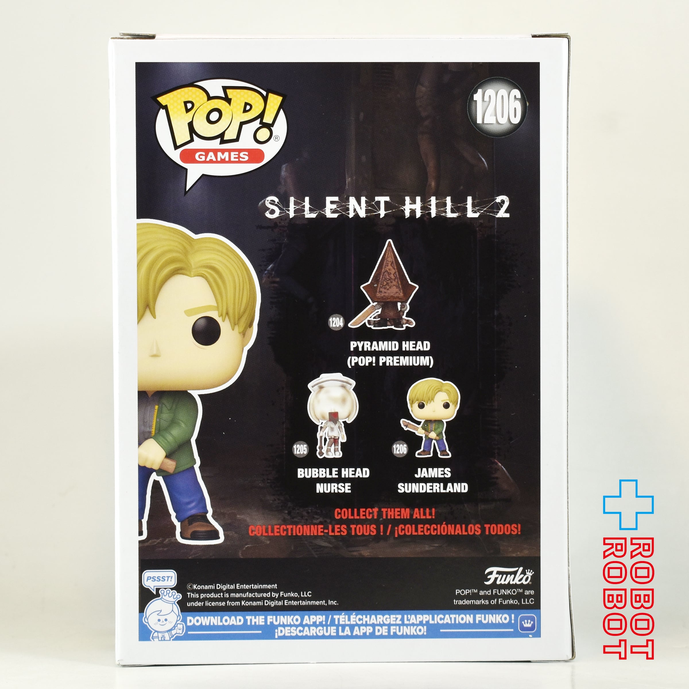 ファンコ POP! ゲーム 1206 サイレントヒル2 ジェームス・サンダーランド ビニールフィギュア 箱入未開封 入荷写真