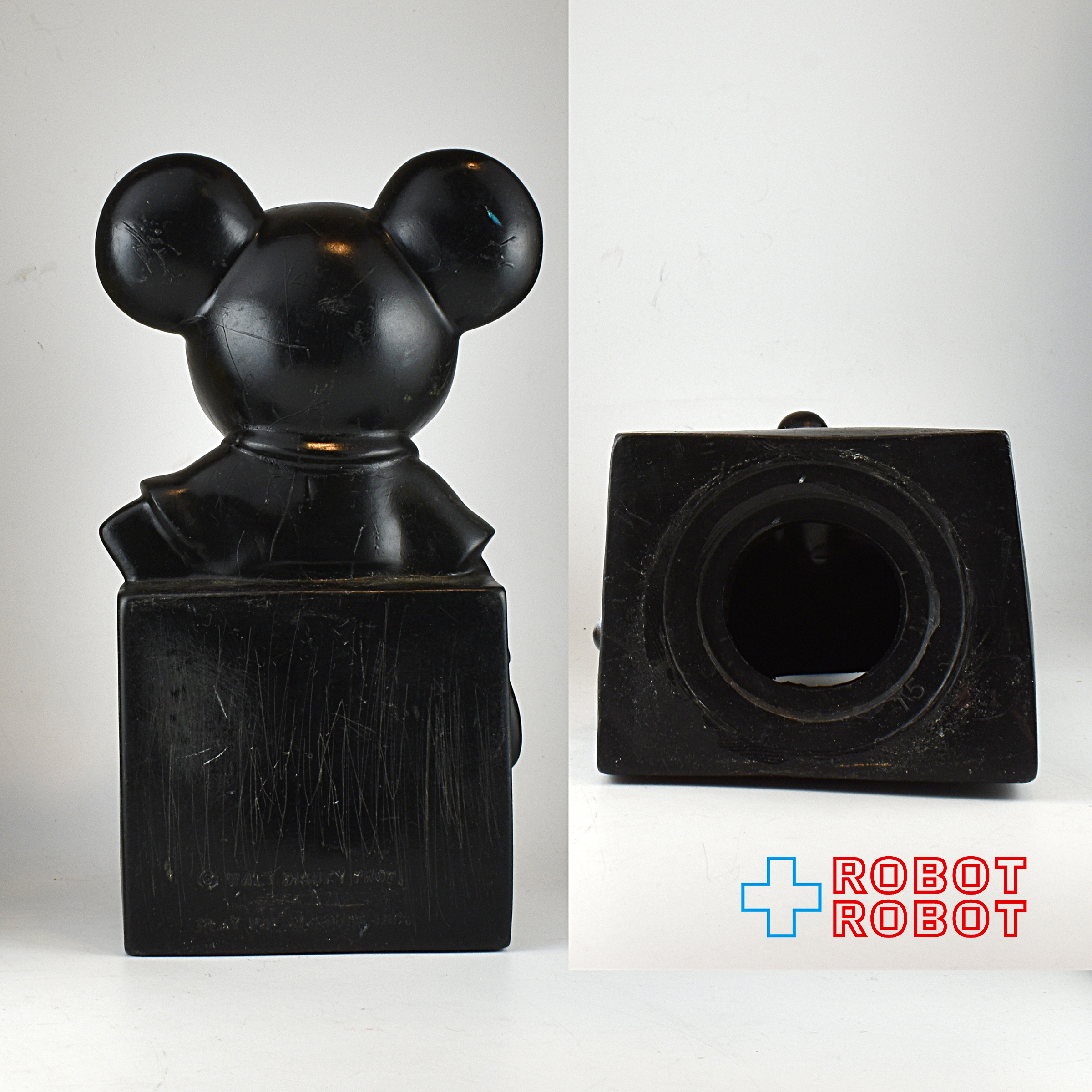 ディズニー ミッキーマウス 黄シャツ 艶あり ソフビ貯金箱 プレイパル社 入荷写真