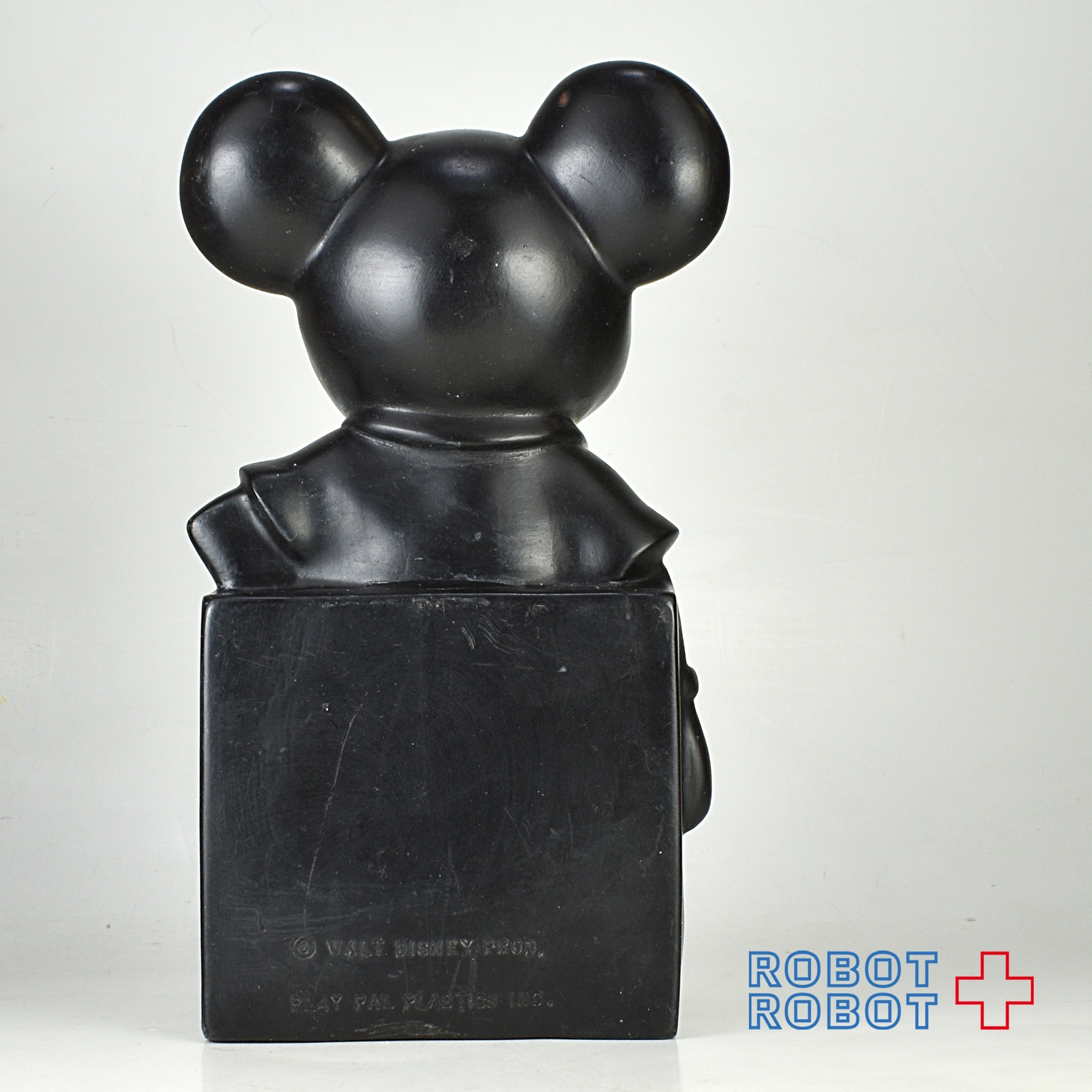 ディズニー ミッキーマウス 黄シャツ 艶あり ソフビ貯金箱 プレイパル社 入荷写真