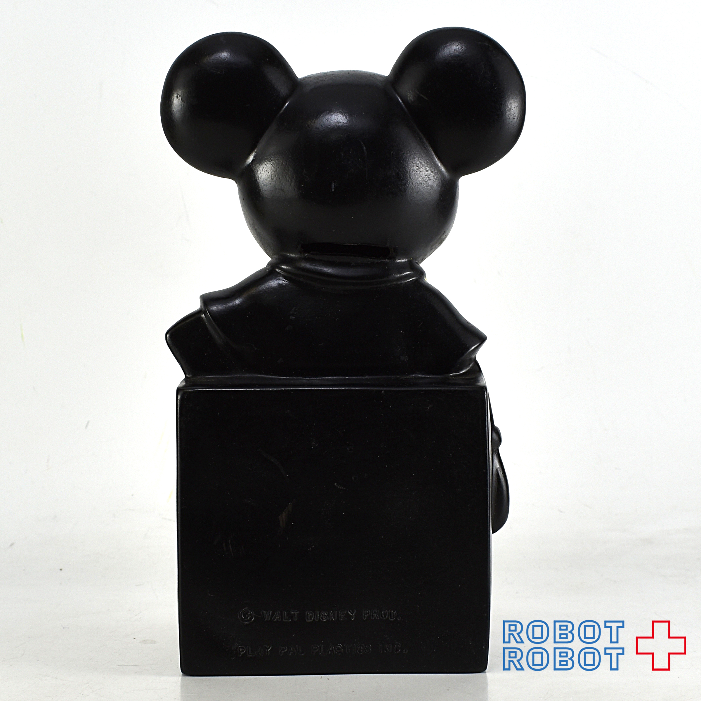 ディズニー ミッキーマウス 黄シャツ 艶あり ソフビ貯金箱 プレイパル社 入荷写真