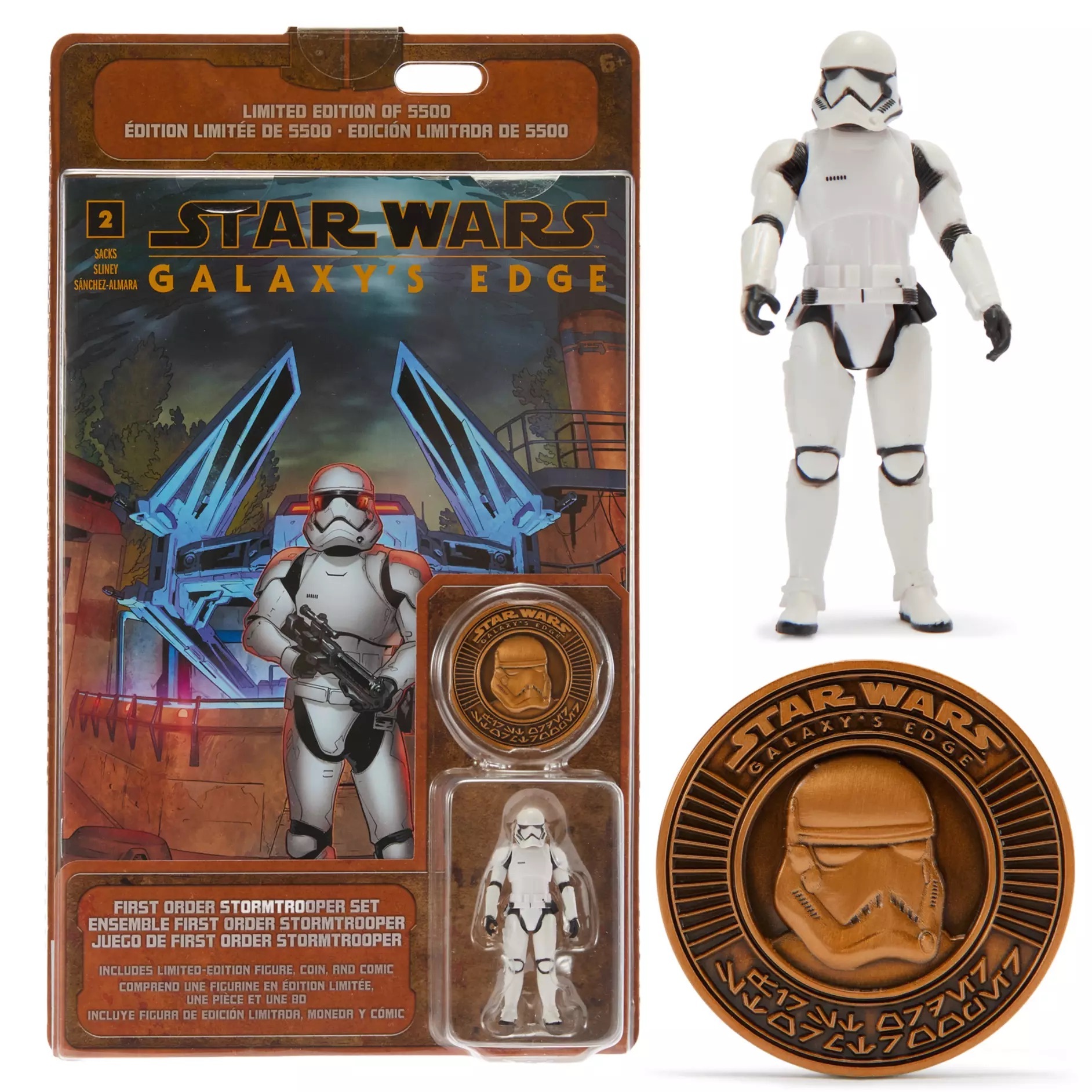 スター・ウォーズ ギャラクシーズ・エッジ ファースト・オーダー ストームトルーパー アクションフィギュア,コミックブック,コイン セット 未開封 入荷写真