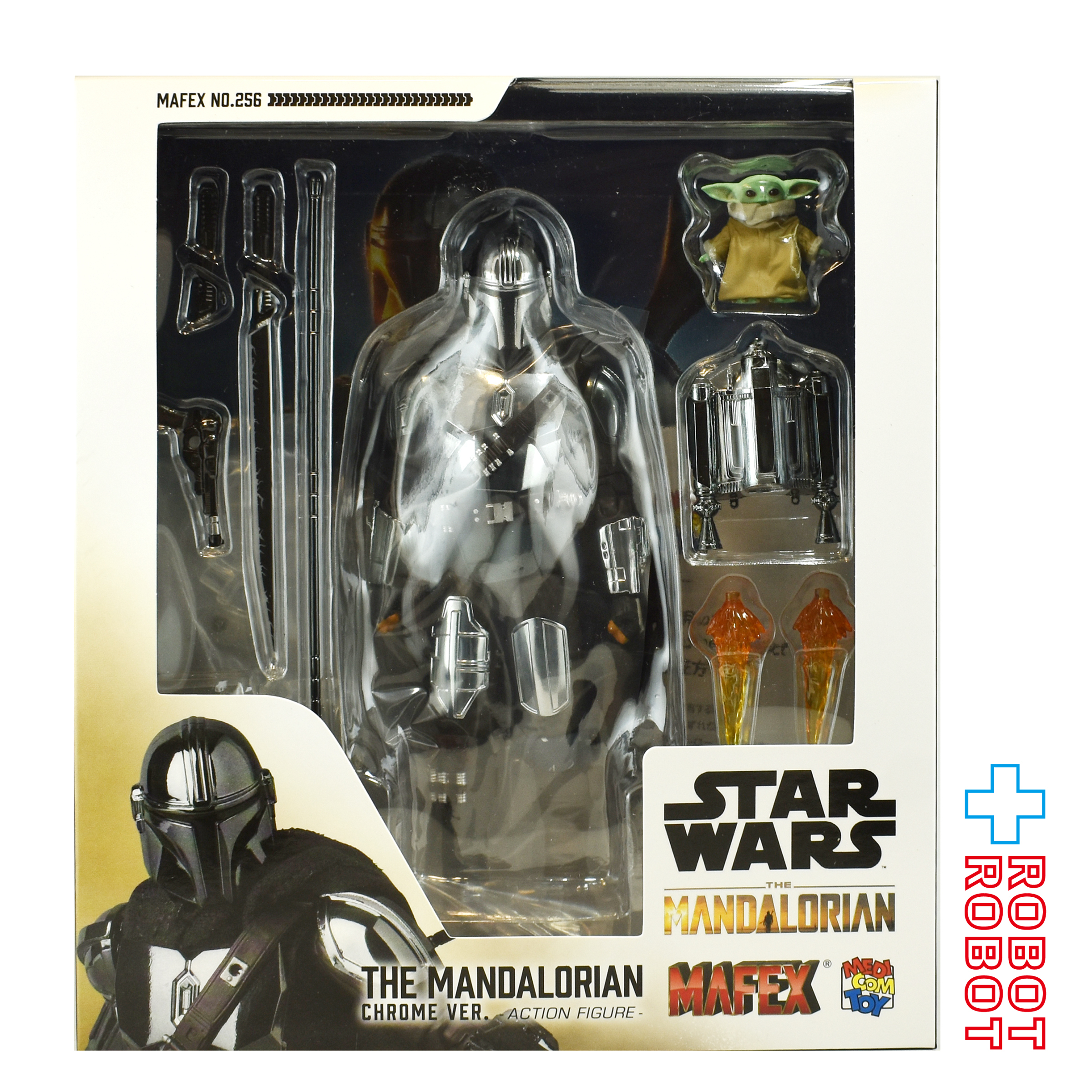 メディコム・トイ MAFEX マフェックス No.256 スター・ウォーズ マンダロリアン / マンダロリアン クロームVer. アクションフィギュア 入荷写真