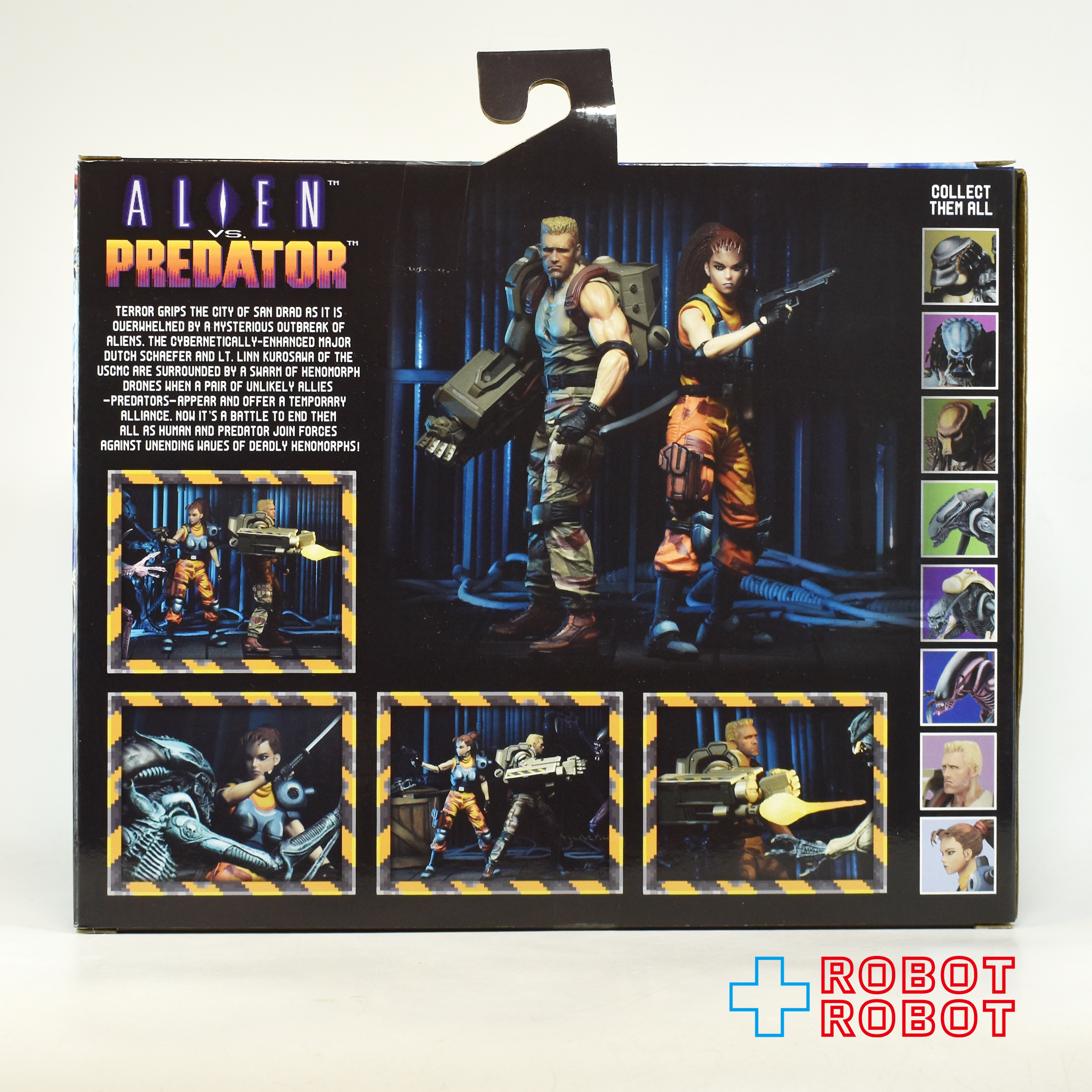 ネカ NECA エイリアン VS プレデター アーケード ダッチ・シェーファー＆リン・クロサワ 7インチ アクションフィギュア 未開封 入荷写真