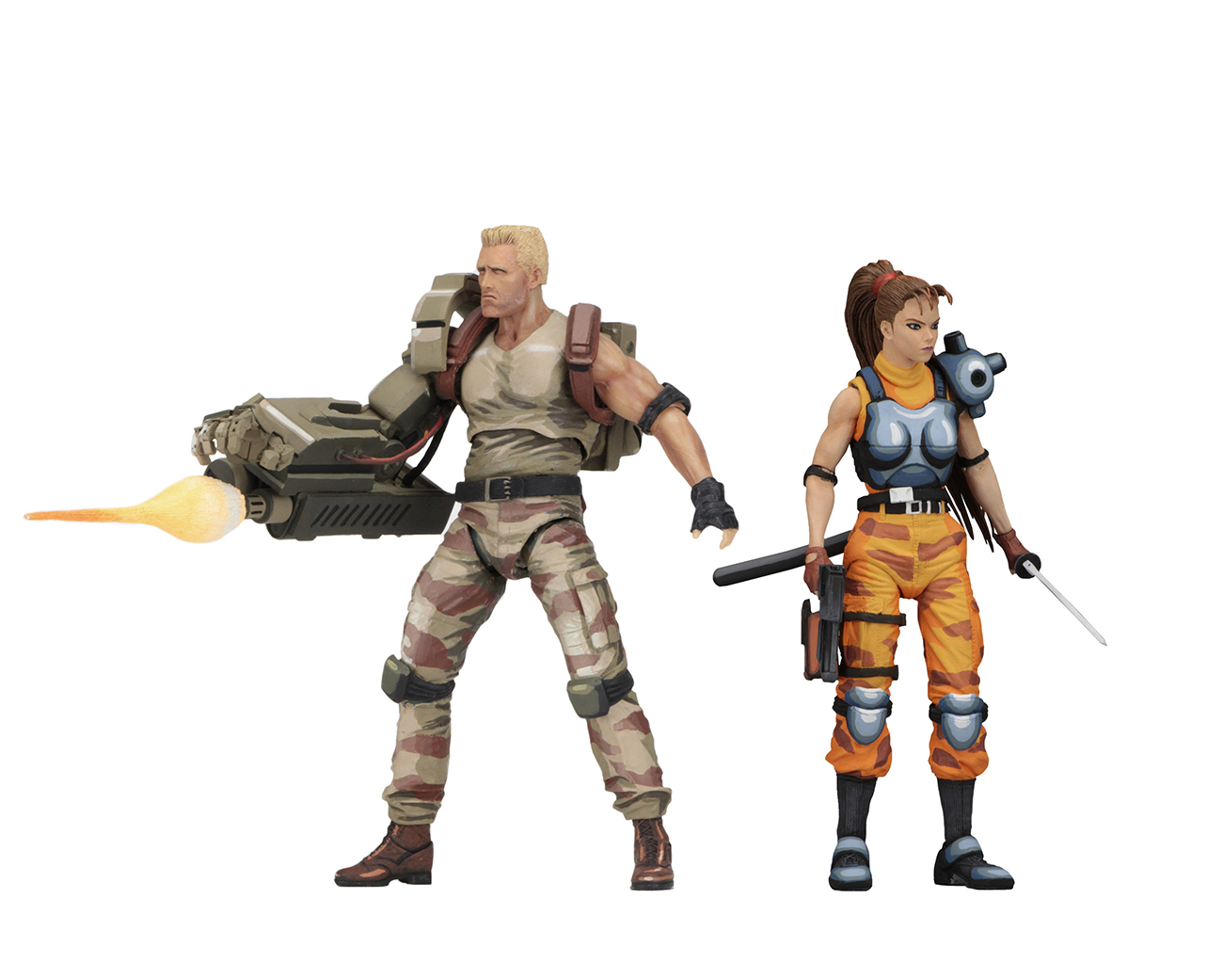 ネカ NECA エイリアン VS プレデター アーケード ダッチ・シェーファー＆リン・クロサワ 7インチ アクションフィギュア 未開封 入荷写真