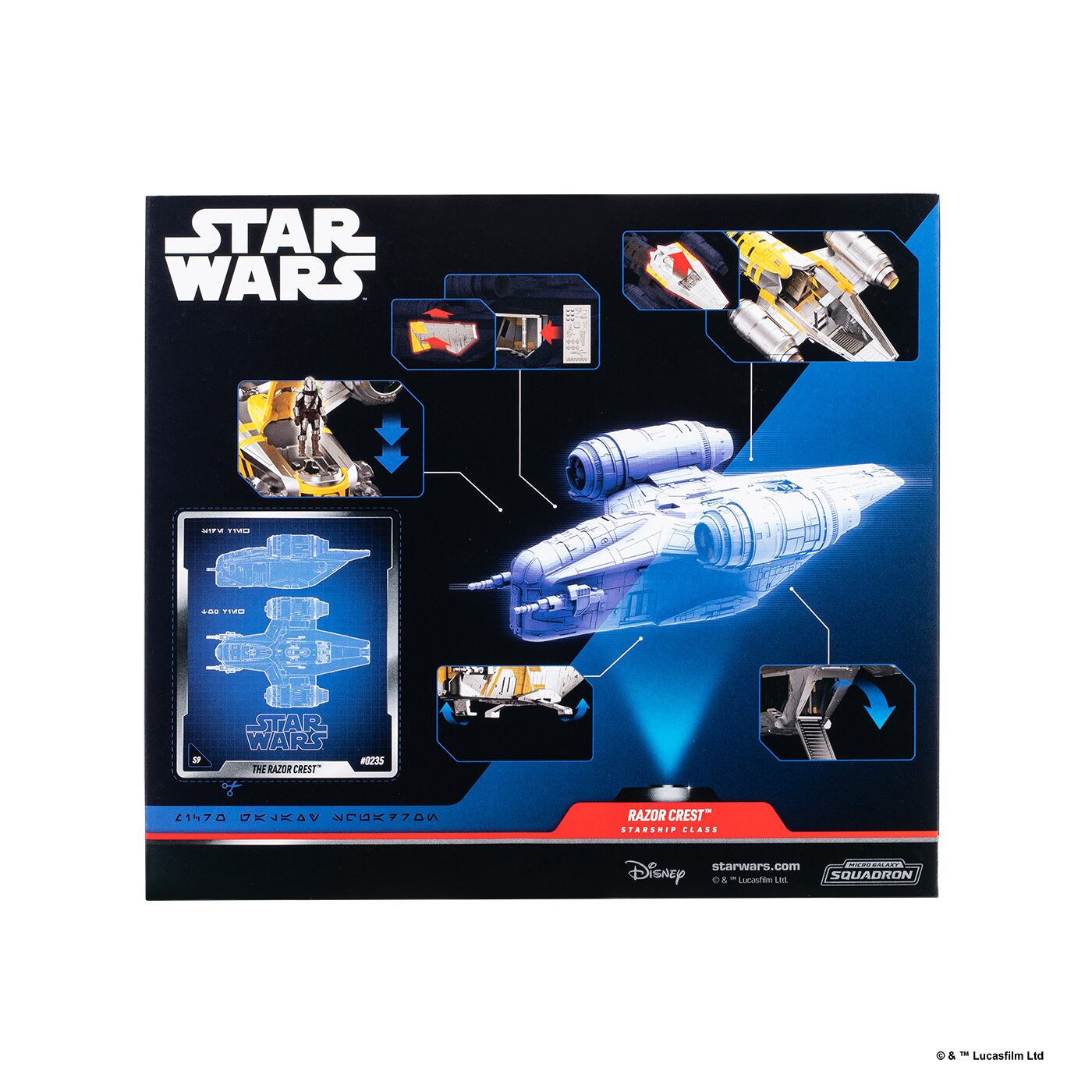 スター・ウォーズ マイクロ・ギャラクシー スターシップ・クラス マンダロリアン・アンド・グローグー レイザー・クレスト 国内版 未開封 入荷写真
