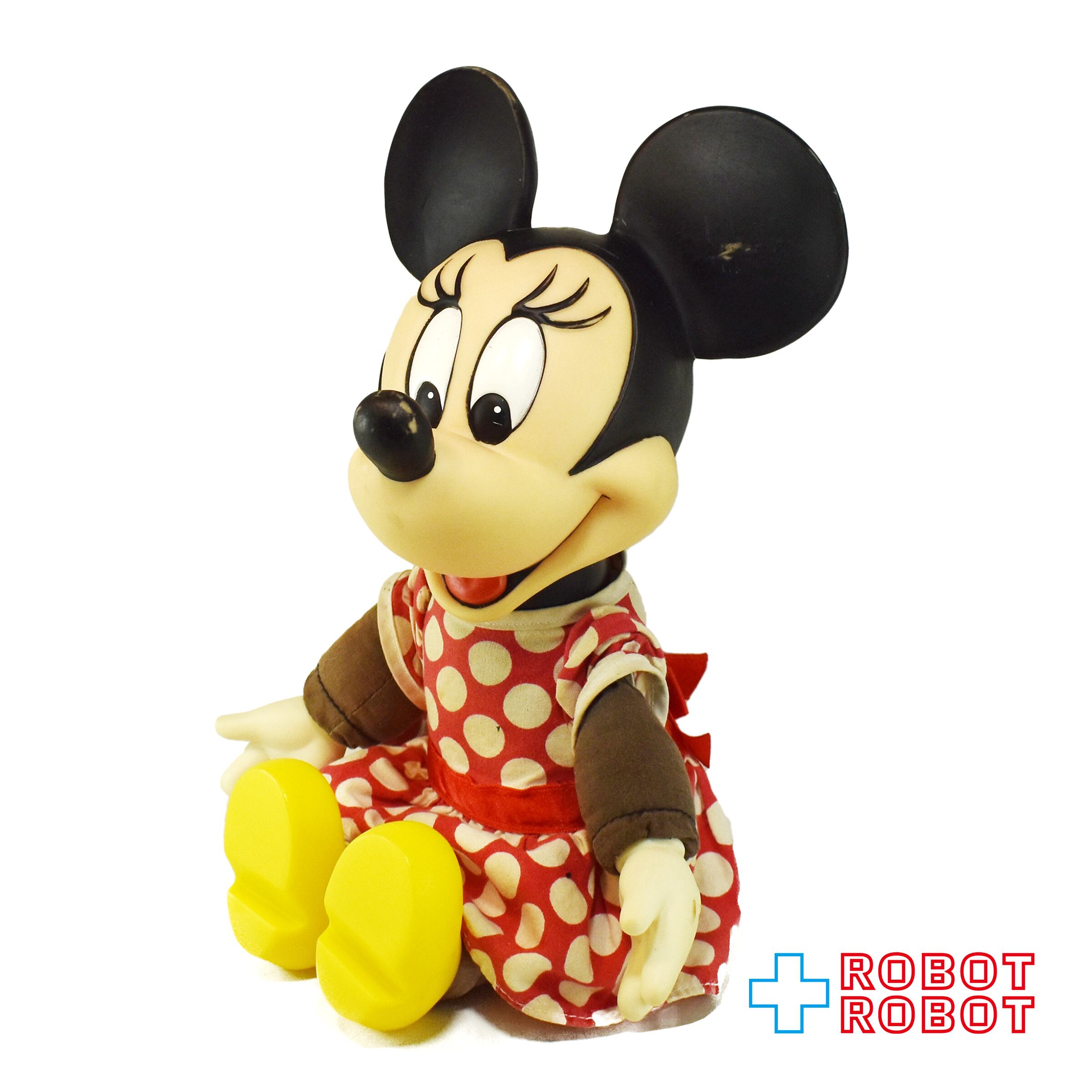 ディズニー ミニーマウス ラバーフェイス ぬいぐるみ人形 ※難あり 入荷写真