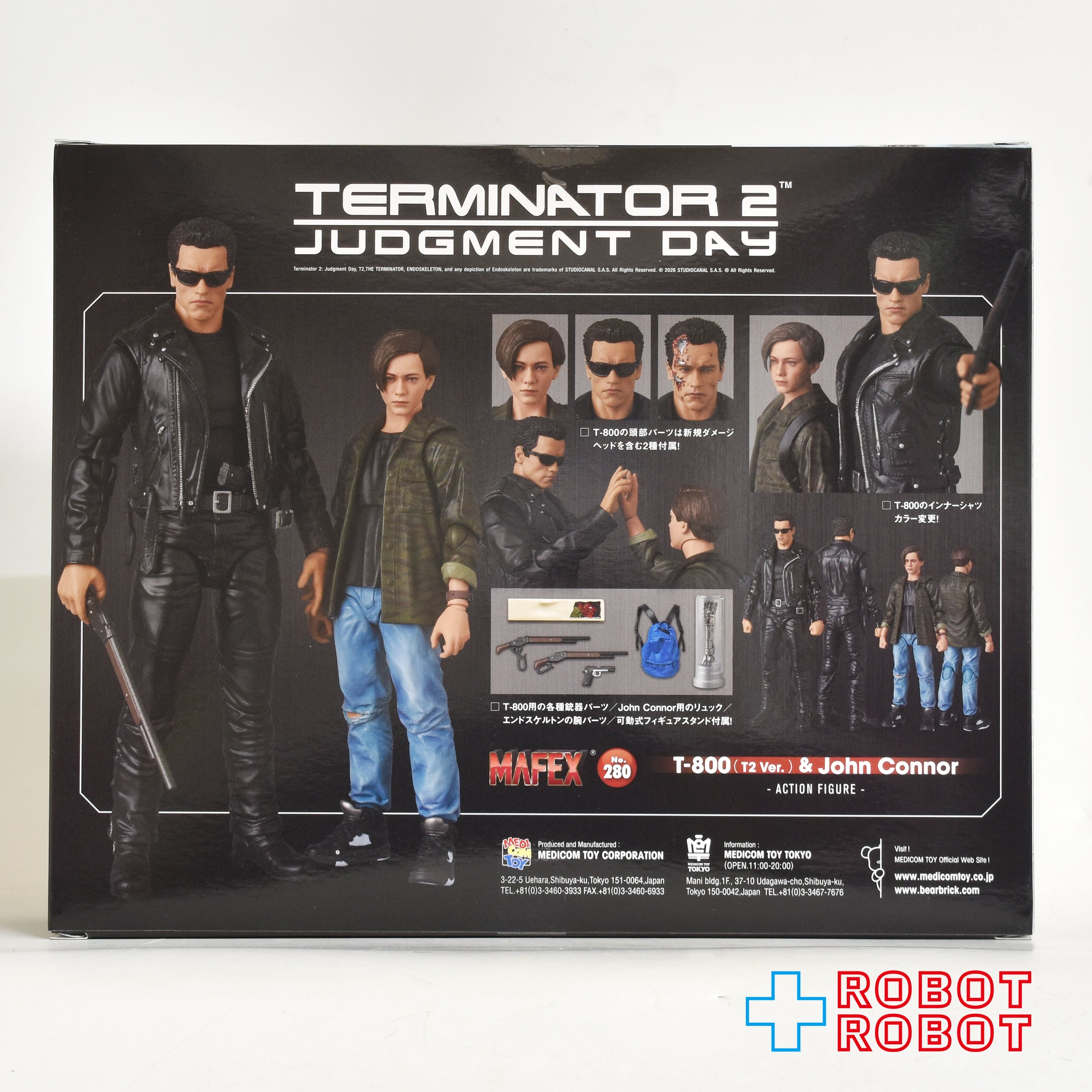 メディコム・トイ MAFEX マフェックス No.280 ターミネーター 2 T-800 & ジョン・コナー アクションフィギュア 未開封 入荷写真