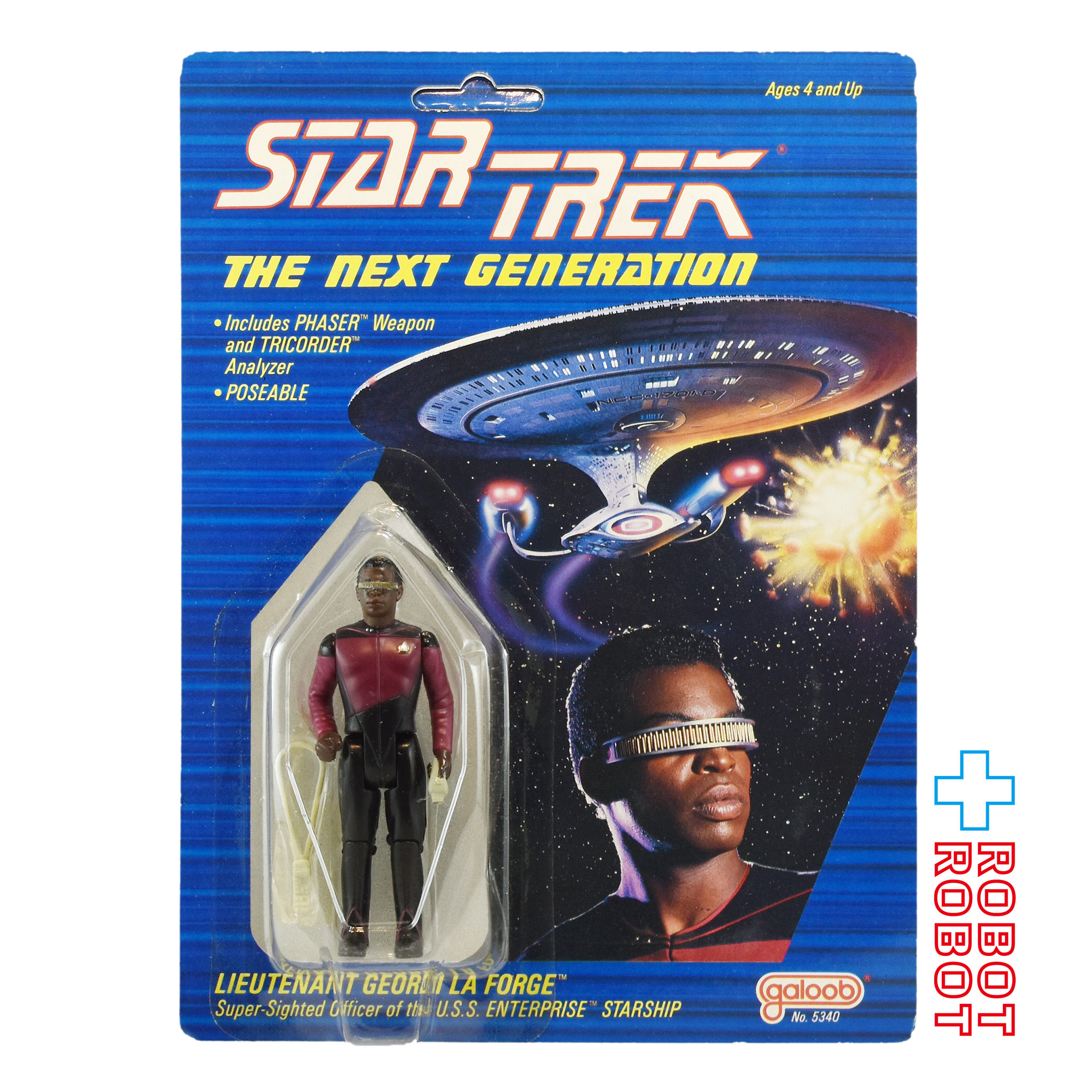 ガルーブ社 新スタートレック ジョーディ・ラ＝フォージ 3.75インチ アクションフィギュア 未開封 入荷写真