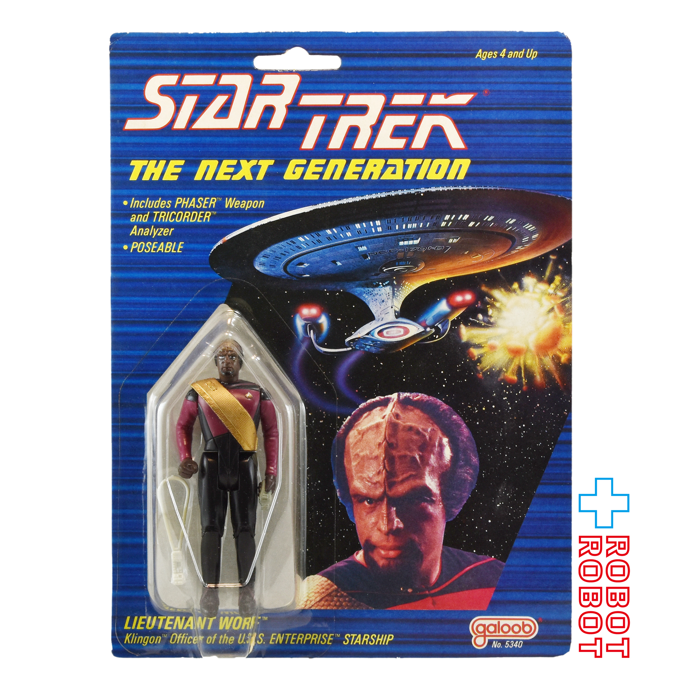 ガルーブ社 新スタートレック ウォーフ 3.75インチ アクションフィギュア 未開封 入荷写真