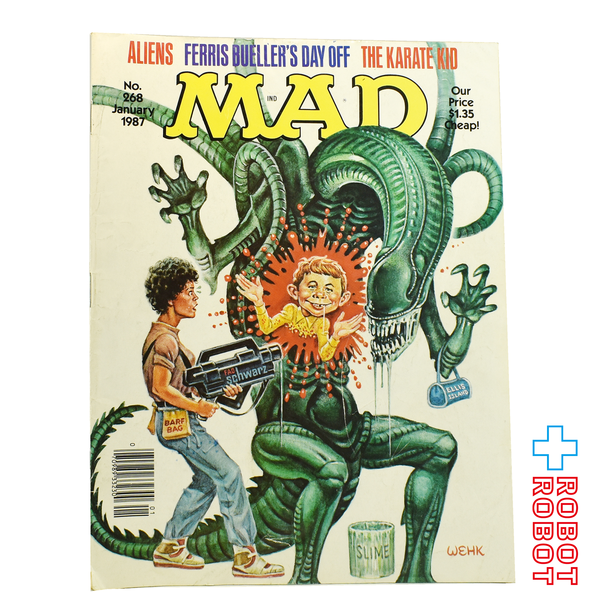 MAD MAGAZINE マッドマガジン no.268 エイリアン2 January 1987 入荷写真