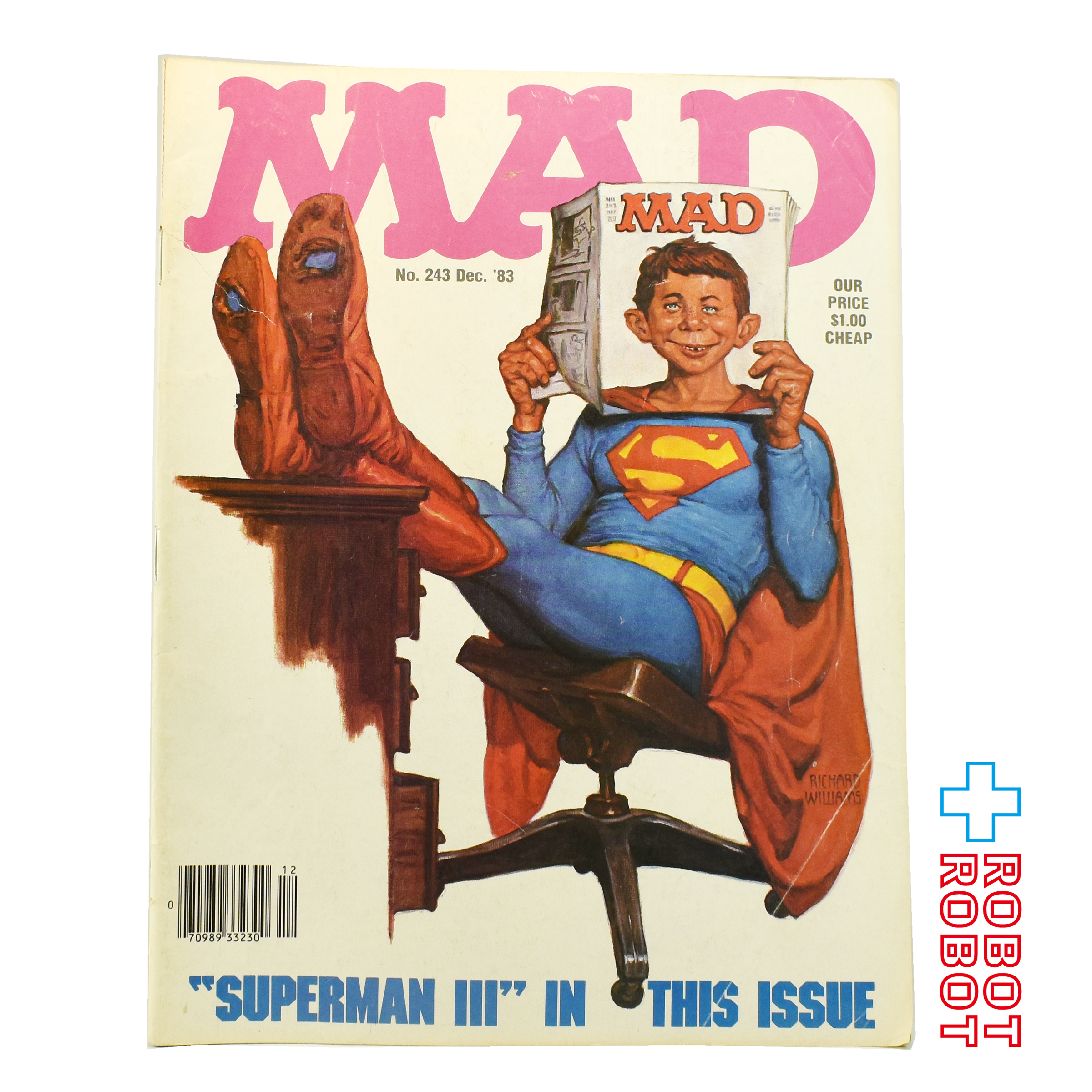 MAD MAGAZINE マッドマガジン no.243 スーパーマン December 1983 入荷写真