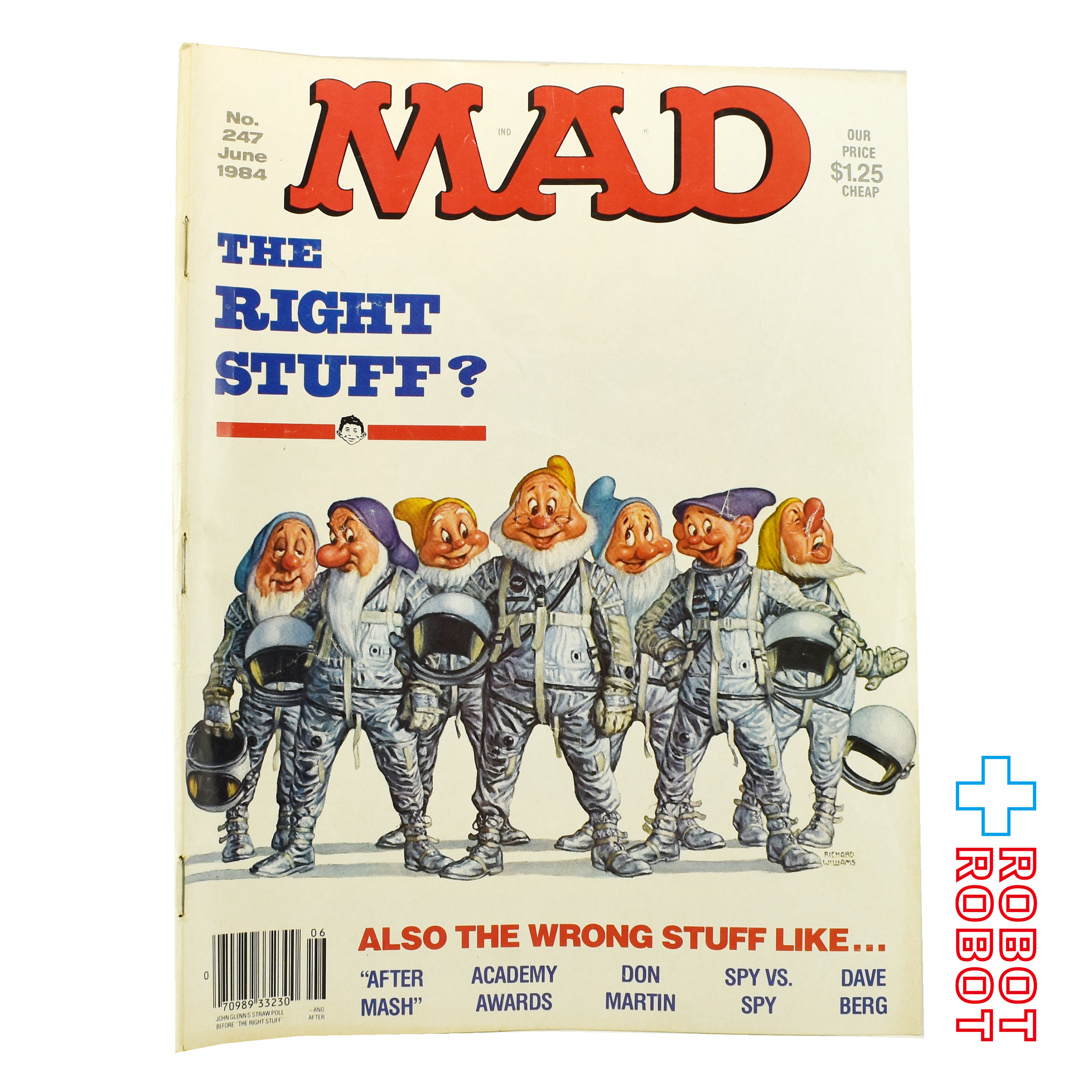 MAD MAGAZINE マッドマガジン no.247 ライトスタッフ？ June 1984 入荷写真