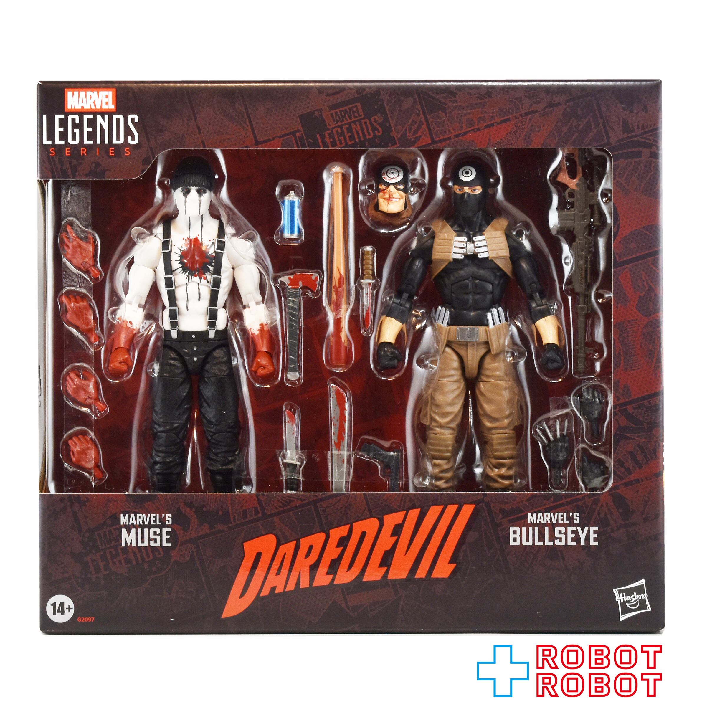 マーベルレジェンド デアデビル・コミックシリーズ ミューズ & ブルズアイ 2パック 6インチ アクションフィギュア 未開封