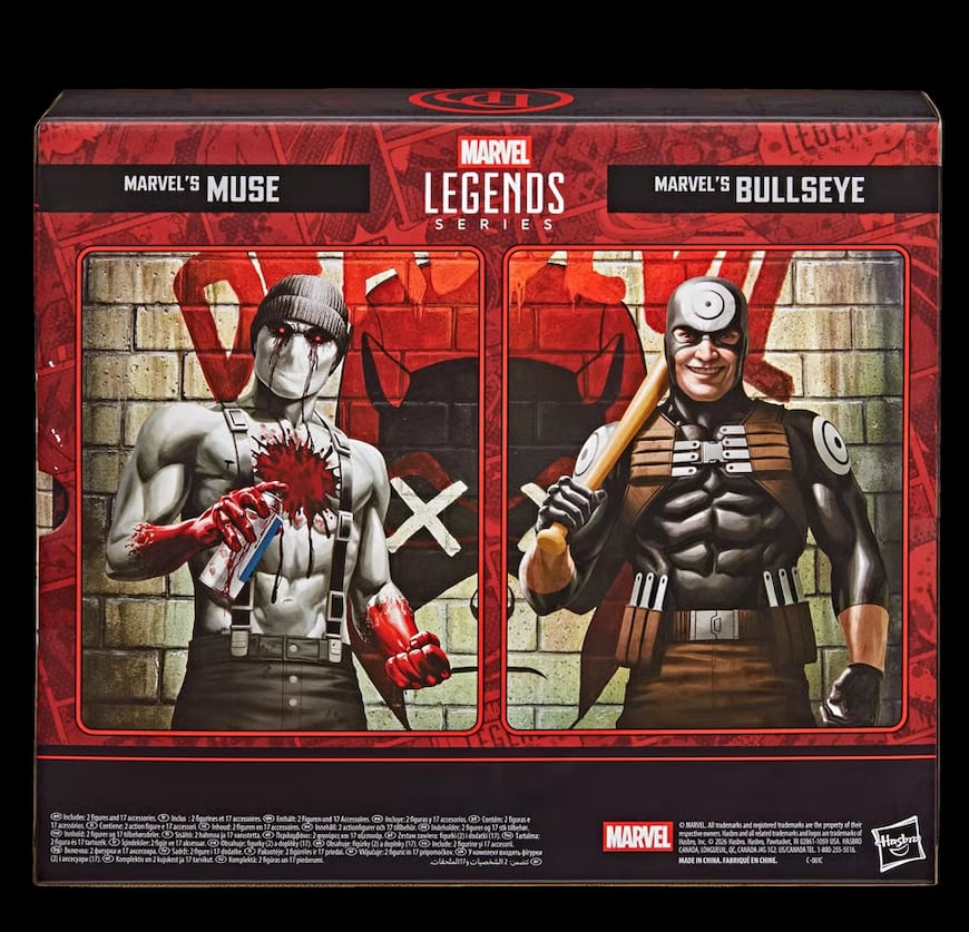 マーベルレジェンド デアデビル・コミックシリーズ ミューズ & ブルズアイ 2パック 6インチ アクションフィギュア 未開封