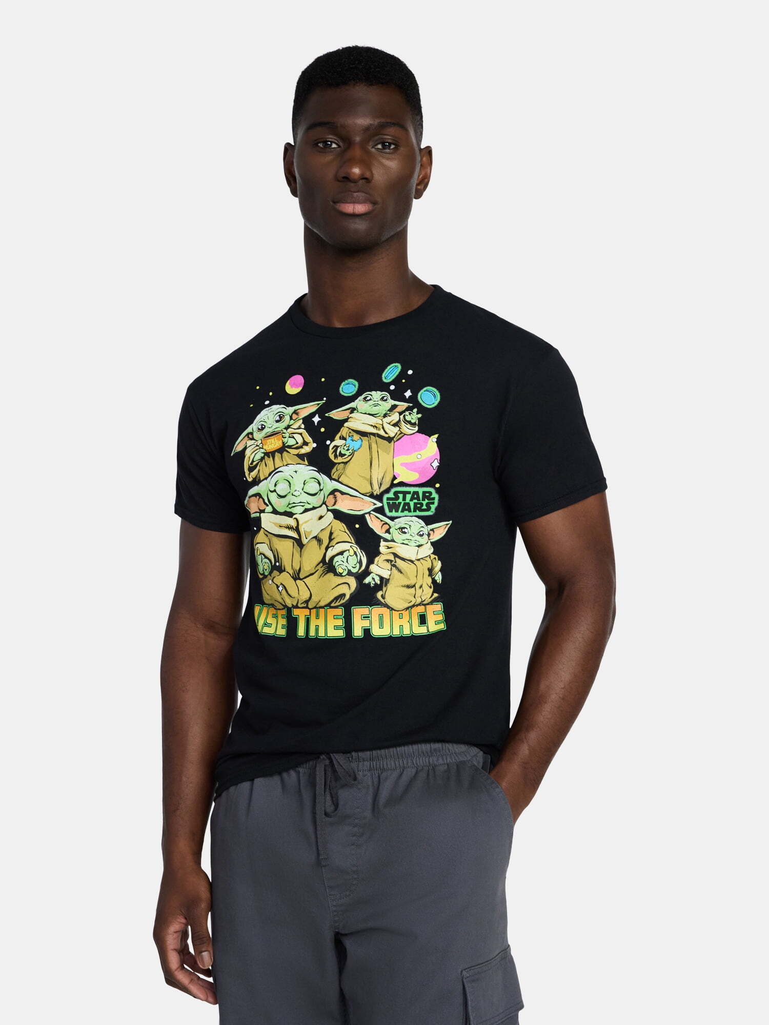 スター・ウォーズ グローグー USE THE FORCE グラフィック Tシャツ