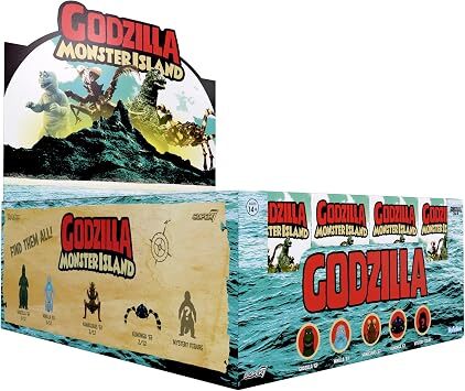 スーパー7 リ・アクション 東宝ゴジラ怪獣 モンスターアイランド ブラインドボックス ウェーブ13 3.75インチ アクションフィギュア 未開封 入荷写真