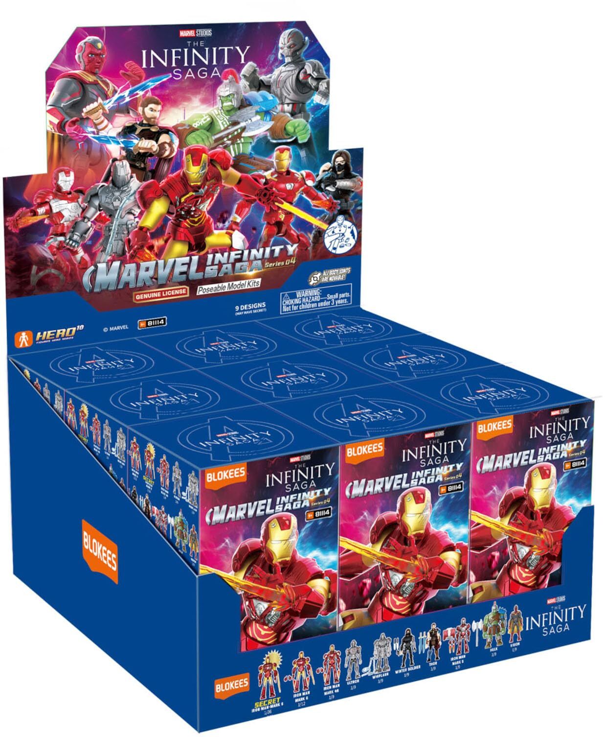 ブロッキーズ マーベル インフィニティ・サーガ 第4弾 モデルキット 未開封 入荷写真