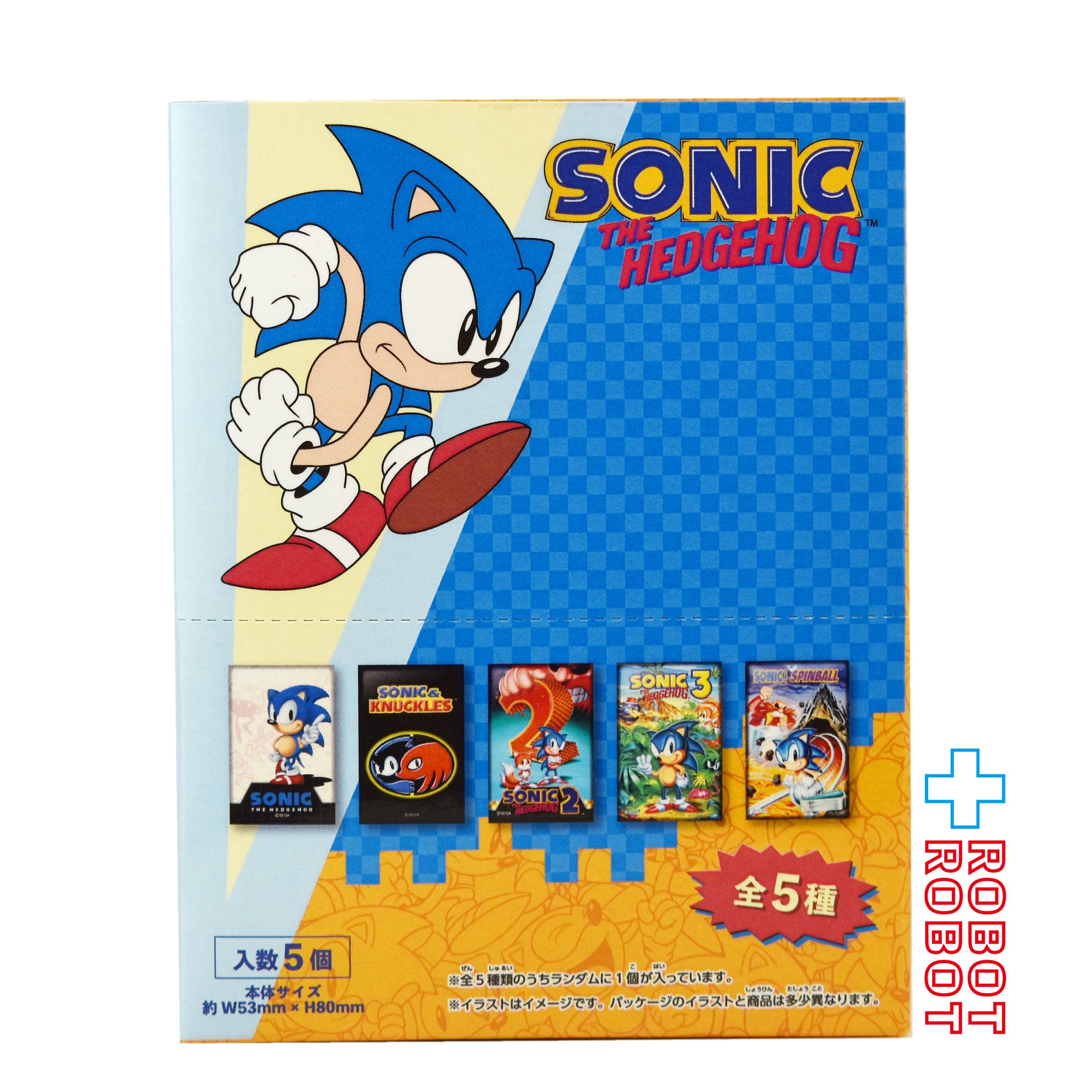 エンスカイ ソニック・ザ・ヘッジホッグ スクエア缶バッジコレクション 未開封