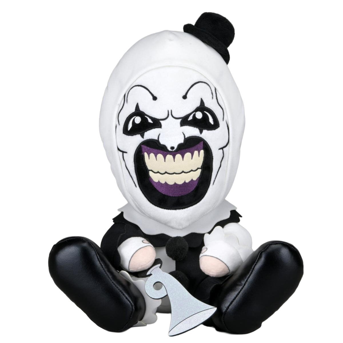 キッドロボット Terrifier テリファー アート・ザ・クラウン 13インチ プラッシュ ぬいぐるみ人形 紙タグ付き 入荷写真