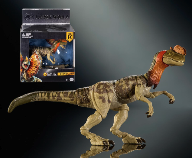 マテル ジュラシック・ワールド ハモンドコレクション ディロフォサウルス アクションフィギュア 未開封 入荷写真