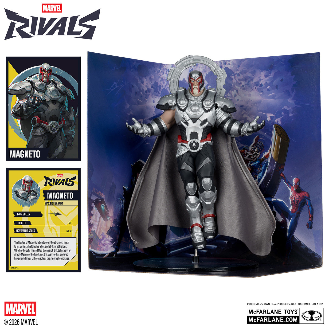 マクファーレン・トイズ マーベル・ライバルズ シーン・フィギュア #004 マグニートー 1/10 スタチューフィギュア 未開封 入荷写真