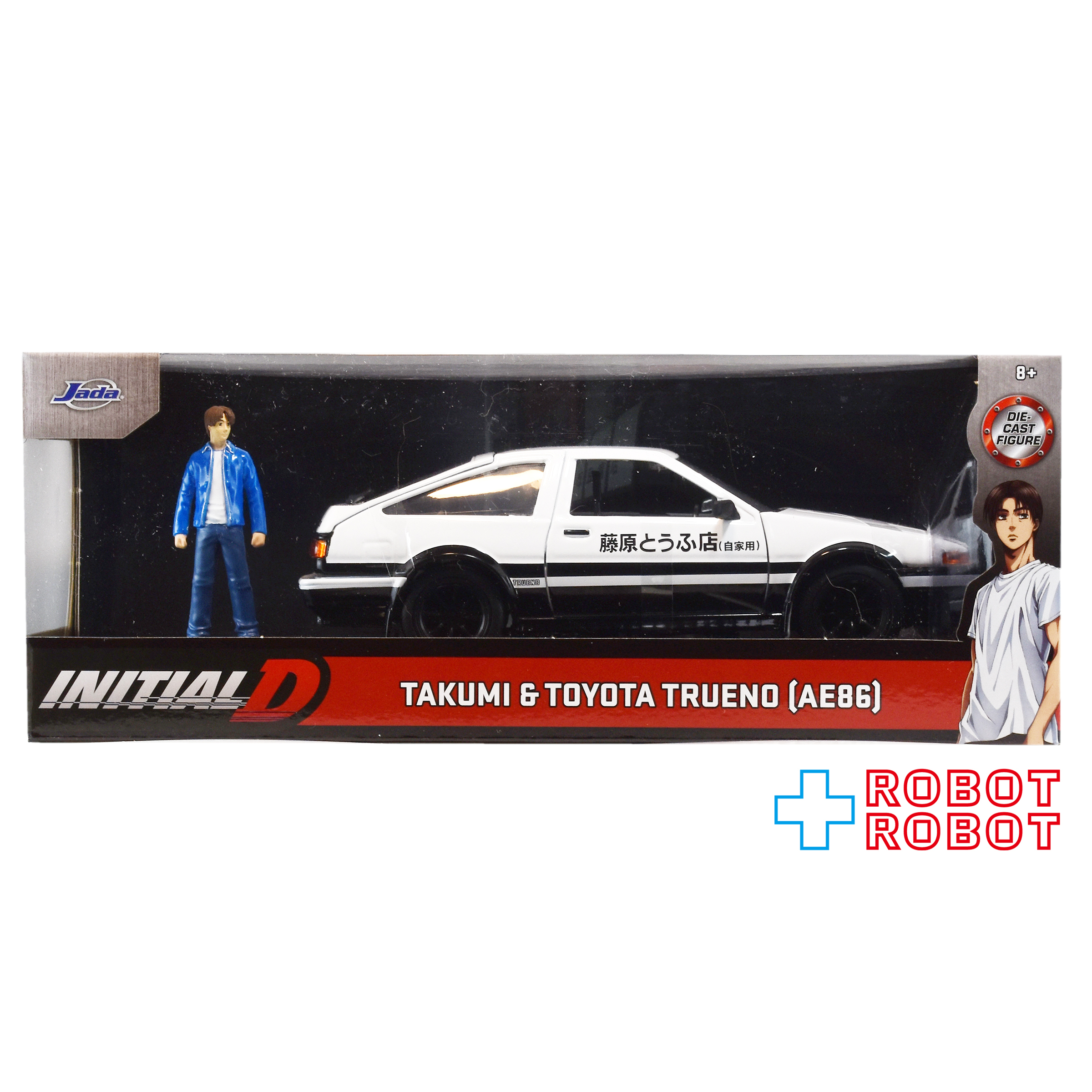 ジャダトイズ ハリウッド・ライド 1/24 頭文字D 1986 トヨタ トレノ AE86 ダイキャスト ミニカー 未開封 １号店商品 入荷写真