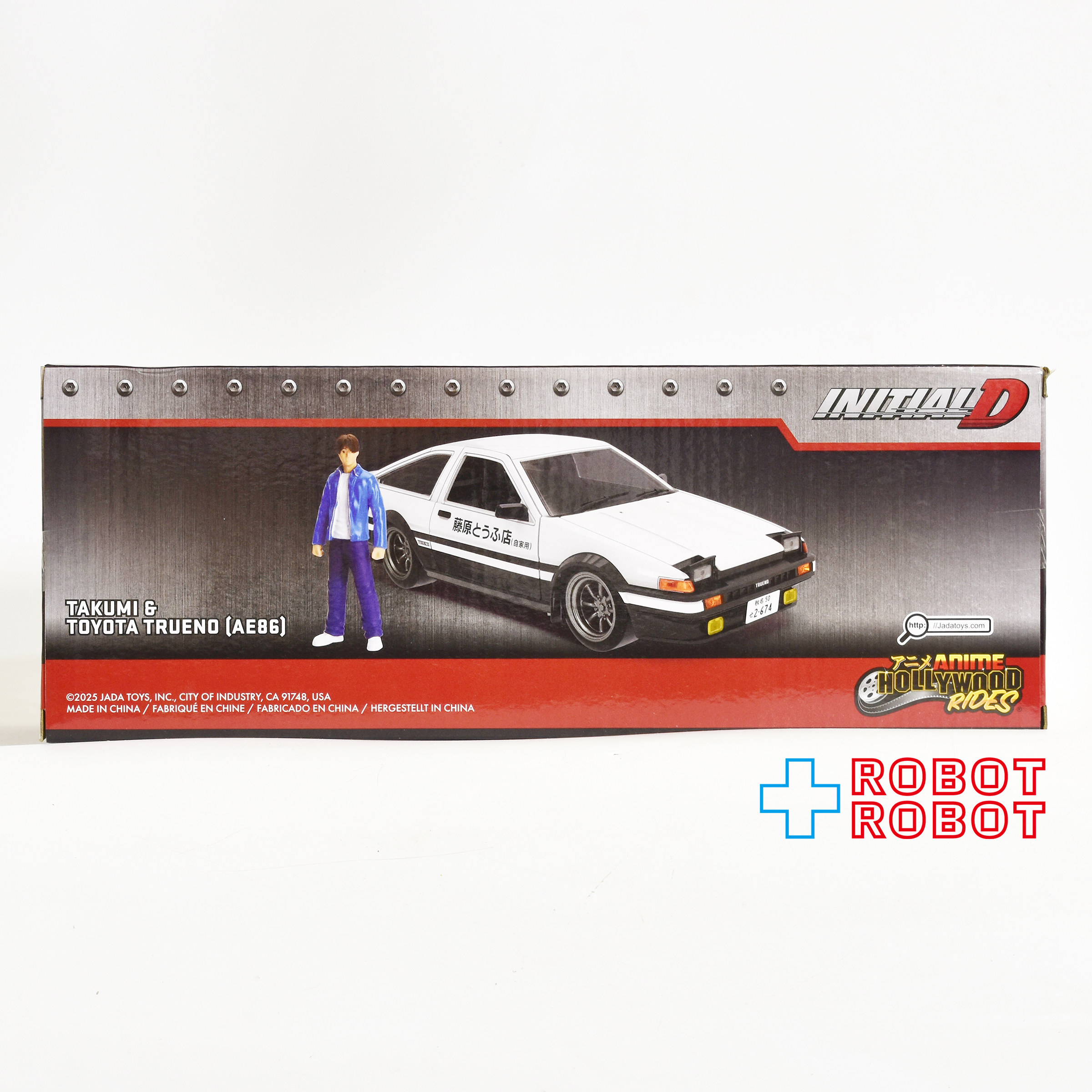 ジャダトイズ ハリウッド・ライド 1/24 頭文字D 1986 トヨタ トレノ AE86 ダイキャスト ミニカー 未開封 １号店商品 入荷写真