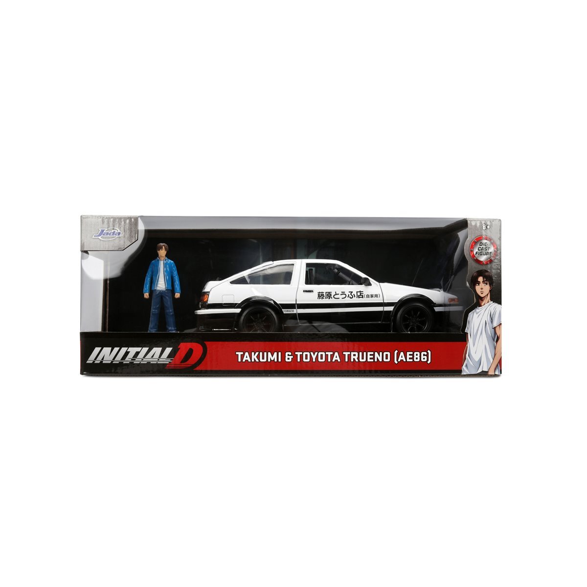 ジャダトイズ ハリウッド・ライド 1/24 頭文字D 1986 トヨタ トレノ AE86 ダイキャスト ミニカー 未開封 １号店商品 入荷写真