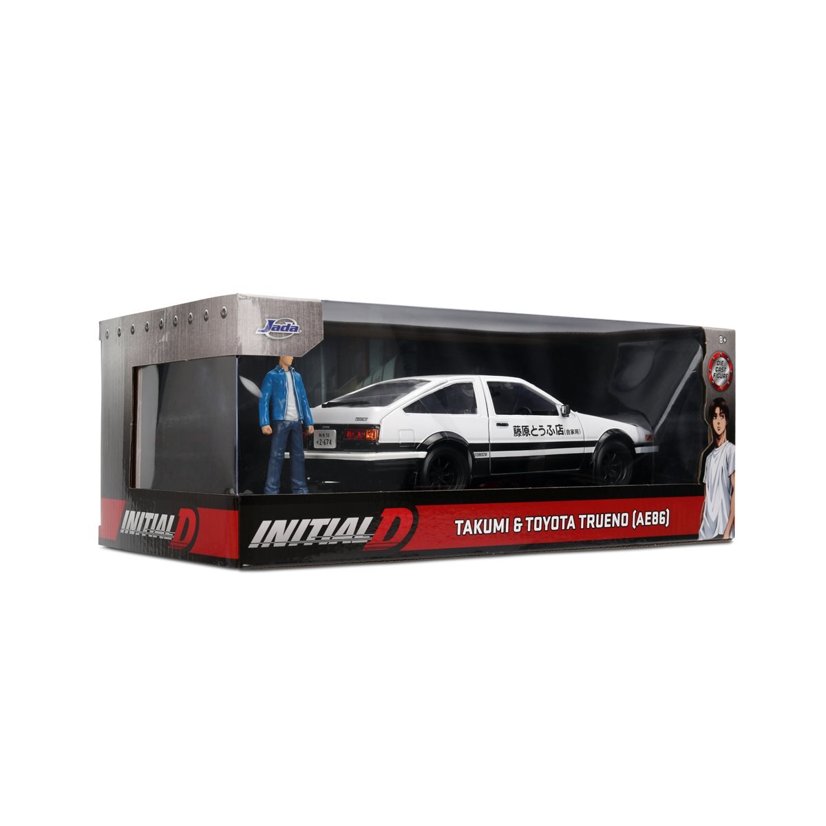 ジャダトイズ ハリウッド・ライド 1/24 頭文字D 1986 トヨタ トレノ AE86 ダイキャスト ミニカー 未開封 １号店商品 入荷写真
