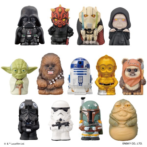 エンスカイ スター・ウォーズ ソフビパペットマスコット セレクション 未開封 入荷写真