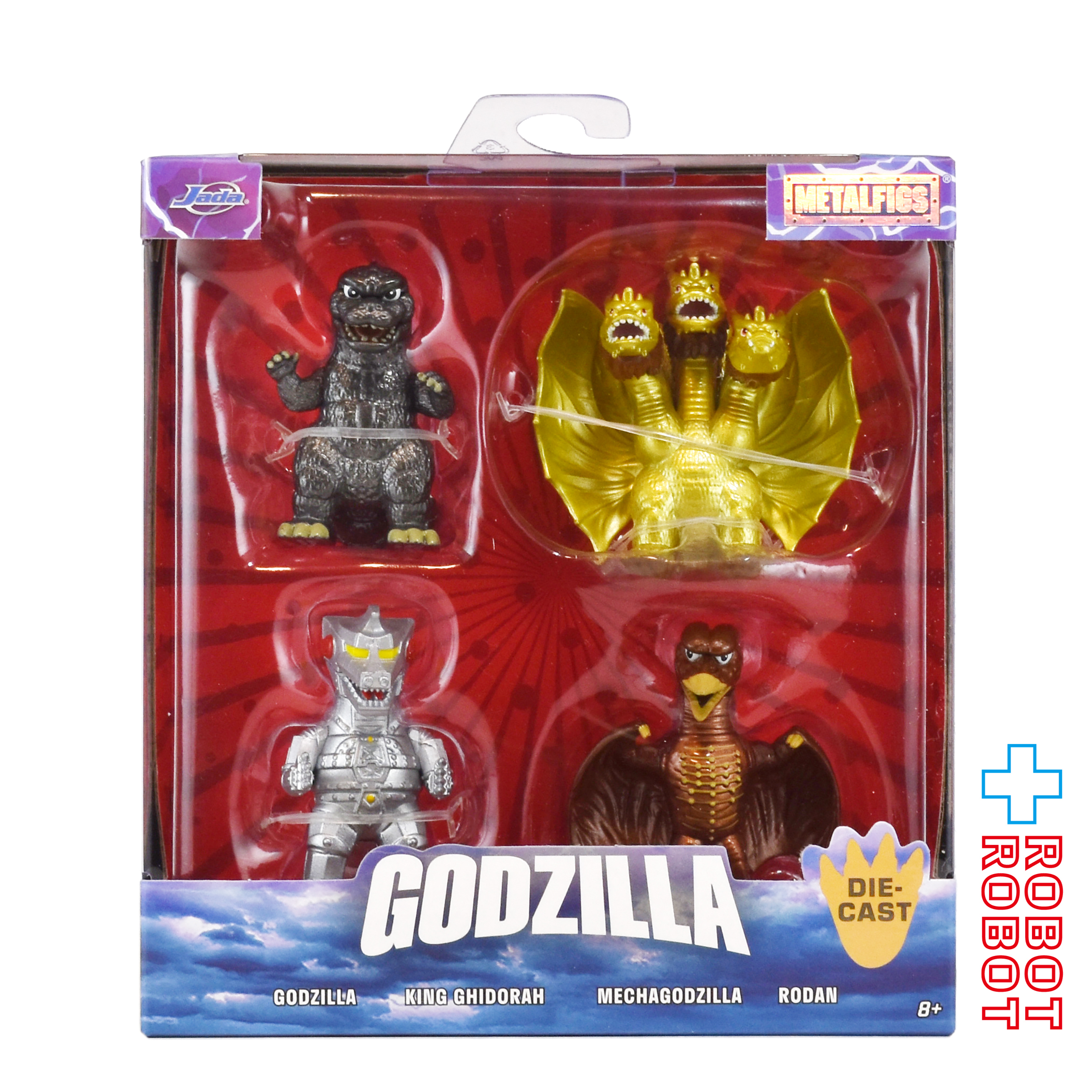 ジャダトイズ メタルズ ダイキャスト ゴジラ, キングギドラ, メカゴジラ, ラドン 4パック フィギュア 未開封 入荷写真