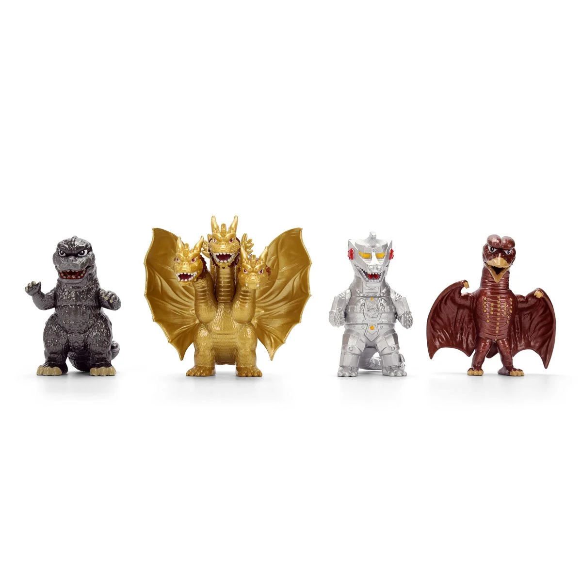 ジャダトイズ メタルズ ダイキャスト ゴジラ, キングギドラ, メカゴジラ, ラドン 4パック フィギュア 未開封 入荷写真