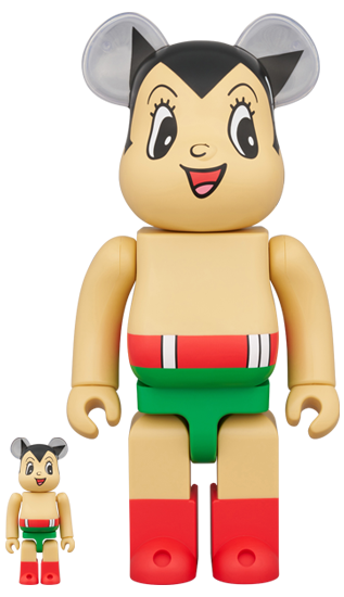 メディコム BE@RBRICK ベアブリック 100% & 400% 鉄腕アトム 単行本初出 Ver 未開封 ４号店商品 入荷写真
