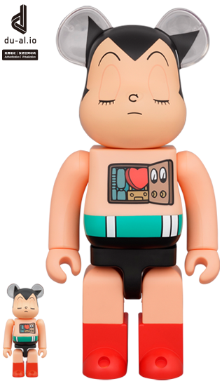 メディコム BE@RBRICK ベアブリック 100% & 400% 鉄腕アトム スリーピング Ver 未開封 ４号店商品 入荷写真