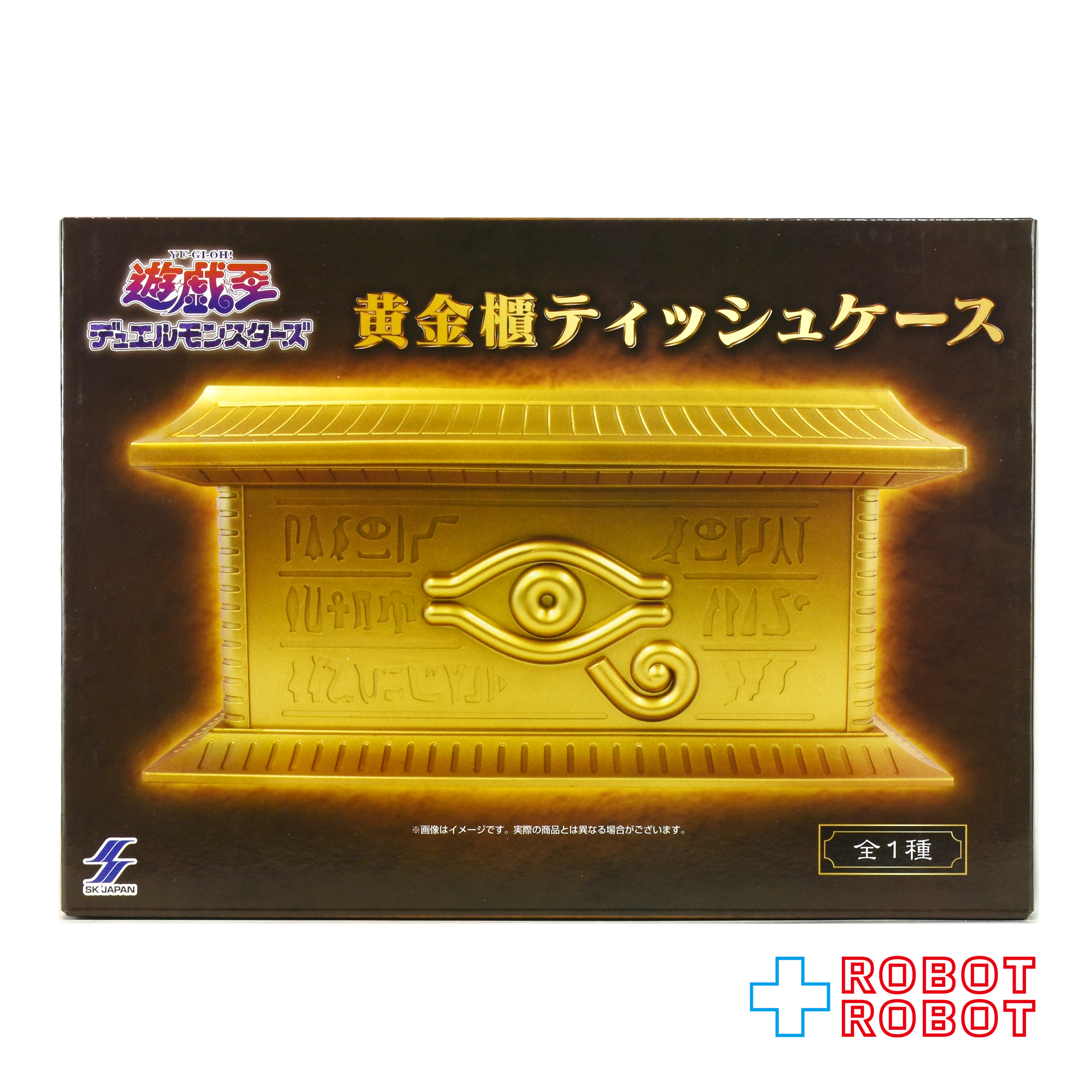 エスケイジャパン 遊戯王 黄金櫃ティッシュケース フィギュア 未開封 入荷写真