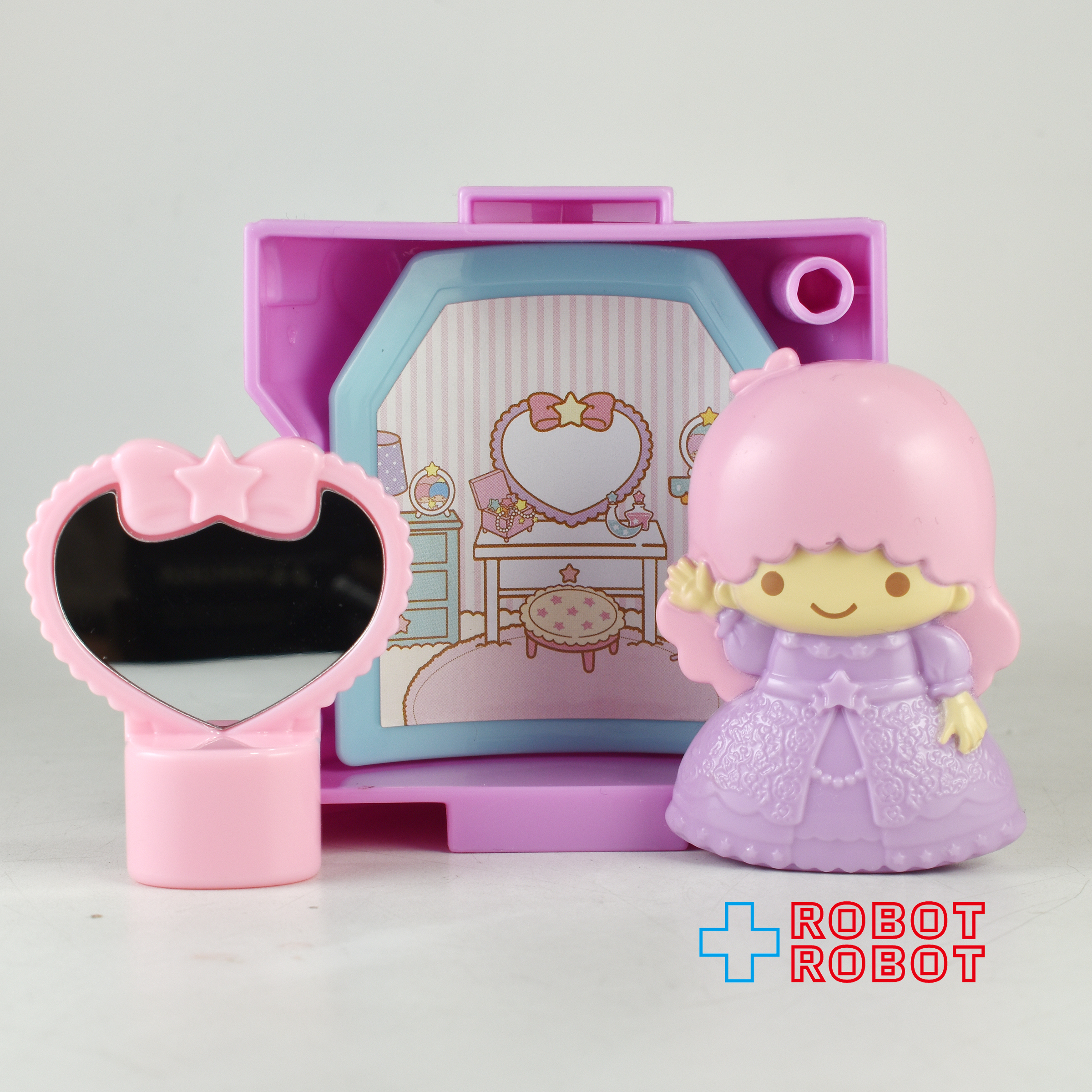 マクドナルド サンリオ リトルツインスターズ キキ（ダンスホールのおしろ）＆ララ（ドレッサールームのおしろ）2種セット キキララ 2020 ハッピーセット 入荷写真