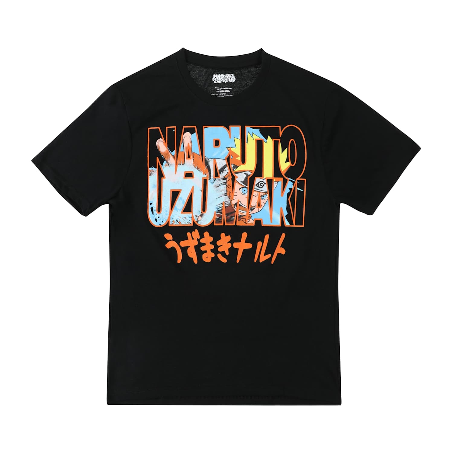 うずまきナルト グラフィック Tシャツ ブラック 入荷写真