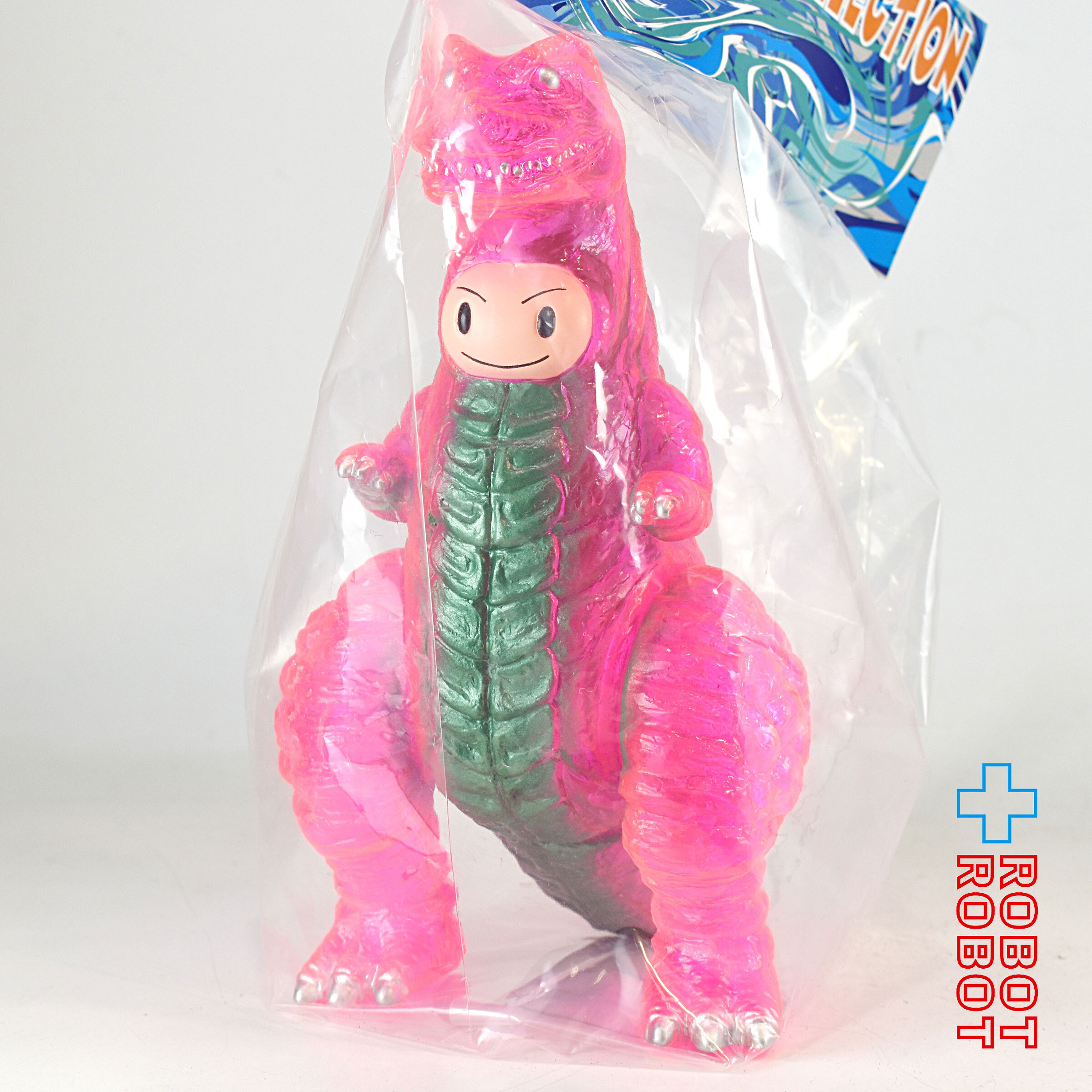サンガッツ 怪獣英雄 ティラノボーイ (恐竜少年) クリアーピンク ソフビフィギュア 未開封 入荷写真