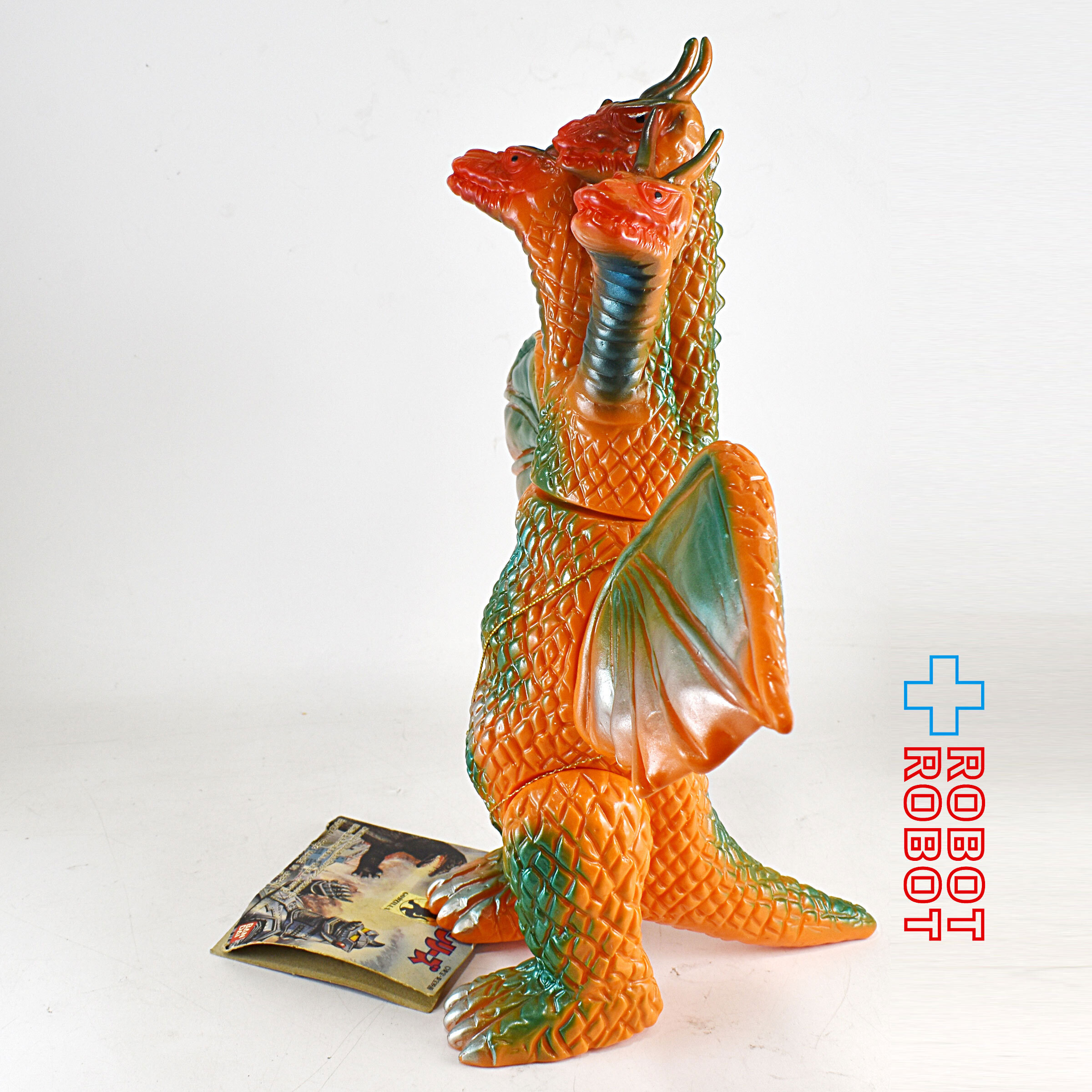 バンダイ 東宝怪獣シリーズ キングギドラ ブルマァク復刻 ソフビ 1992 紙タグ付 入荷写真