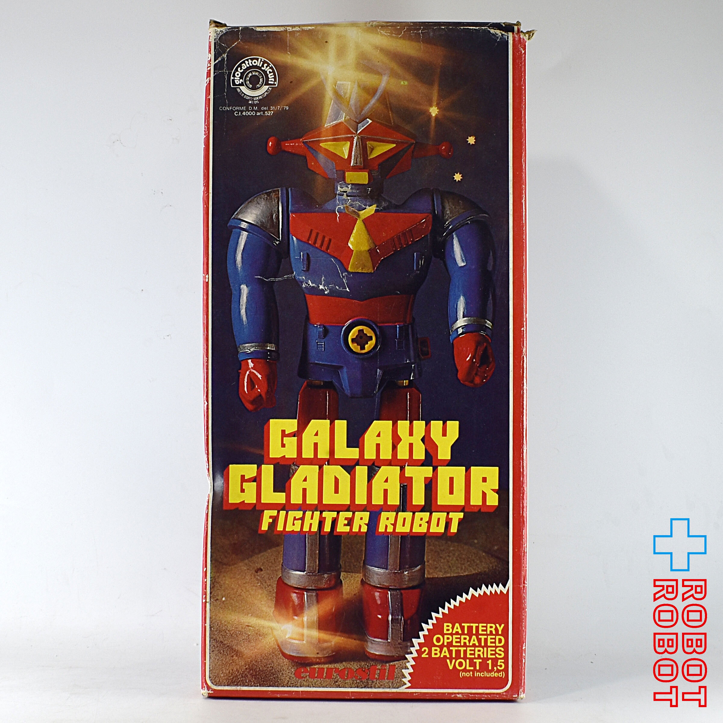 ユーロスティル社 ギャラクシー・グラディエーター・ファイター・ロボット 可動 箱付 入荷写真