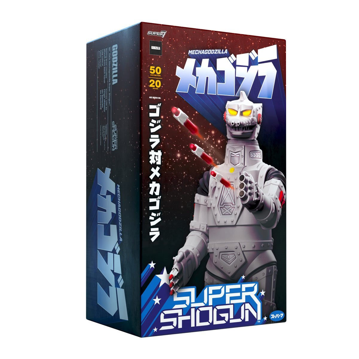 スーパー7 ゴジラ対メカゴジラ スーパーショーグン・メカゴジラ 20インチ アクションフィギュア 箱入 入荷写真