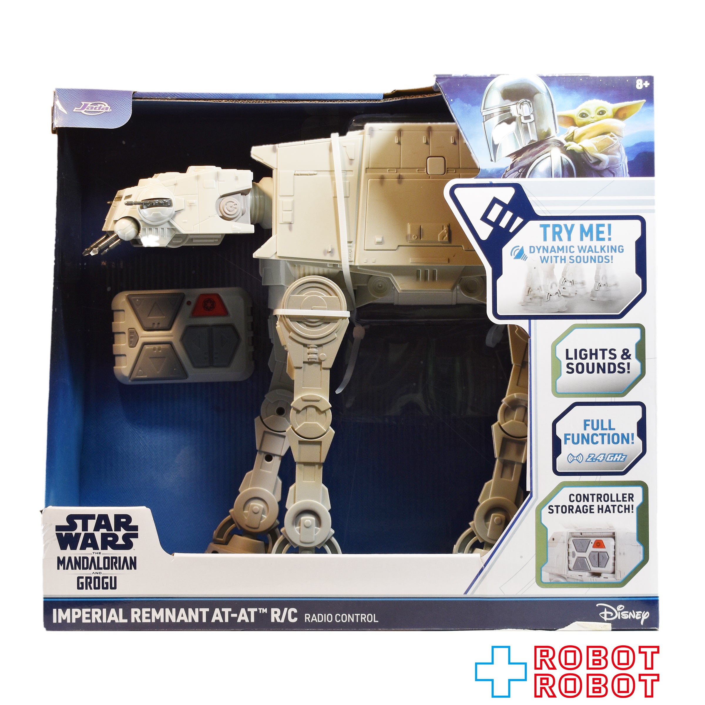 ジャダトイズ スター・ウォーズ マンダロリアン・アンド・グローグー インペリアル レムナント AT-AT ウォーカー RC ラジコン w/ ライト & サウンド ビークル  箱入未開封